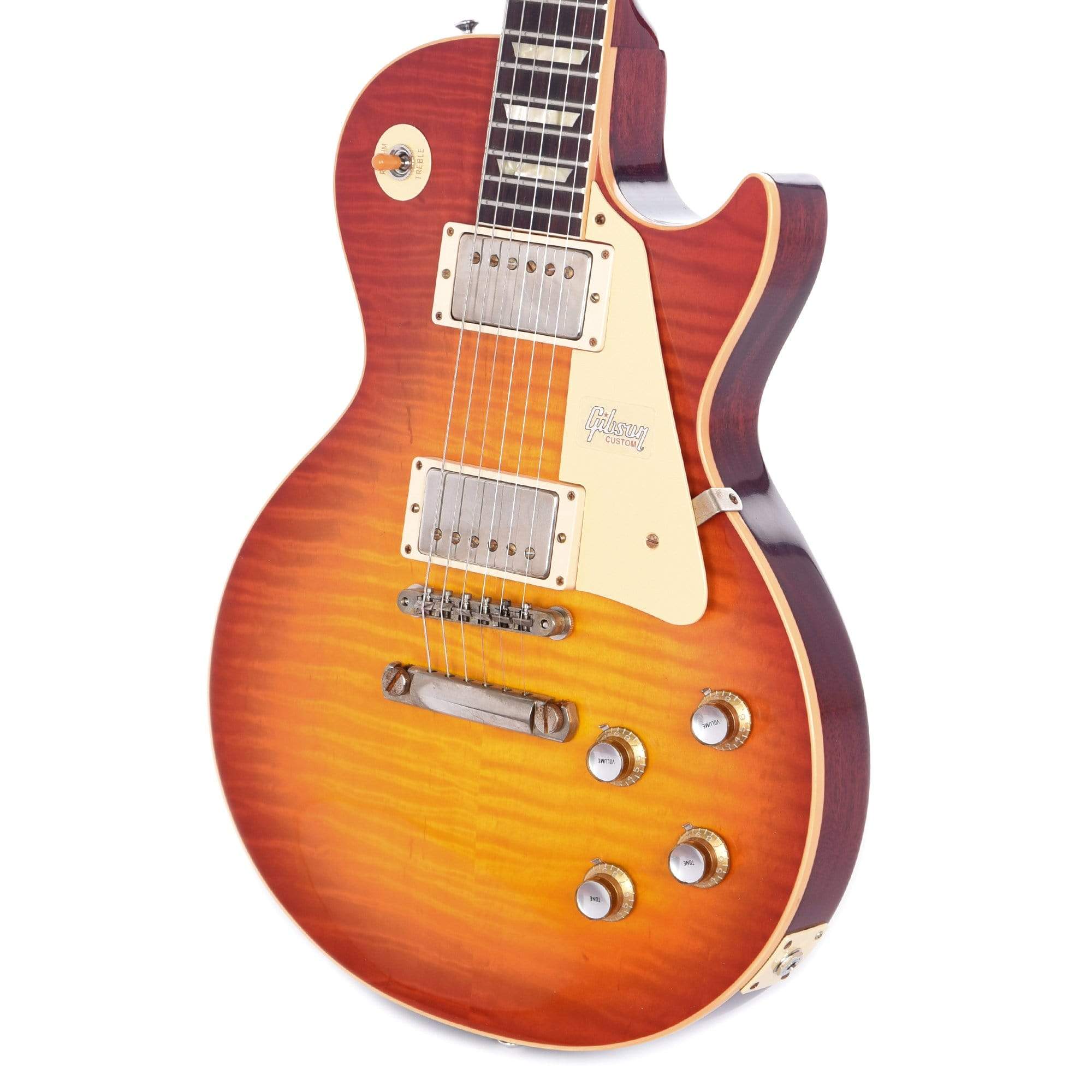 Gibson Custom Shop 1960 Les Paul Standard Reissue VOS Electric Guitar - Washed Cherry Sunburst