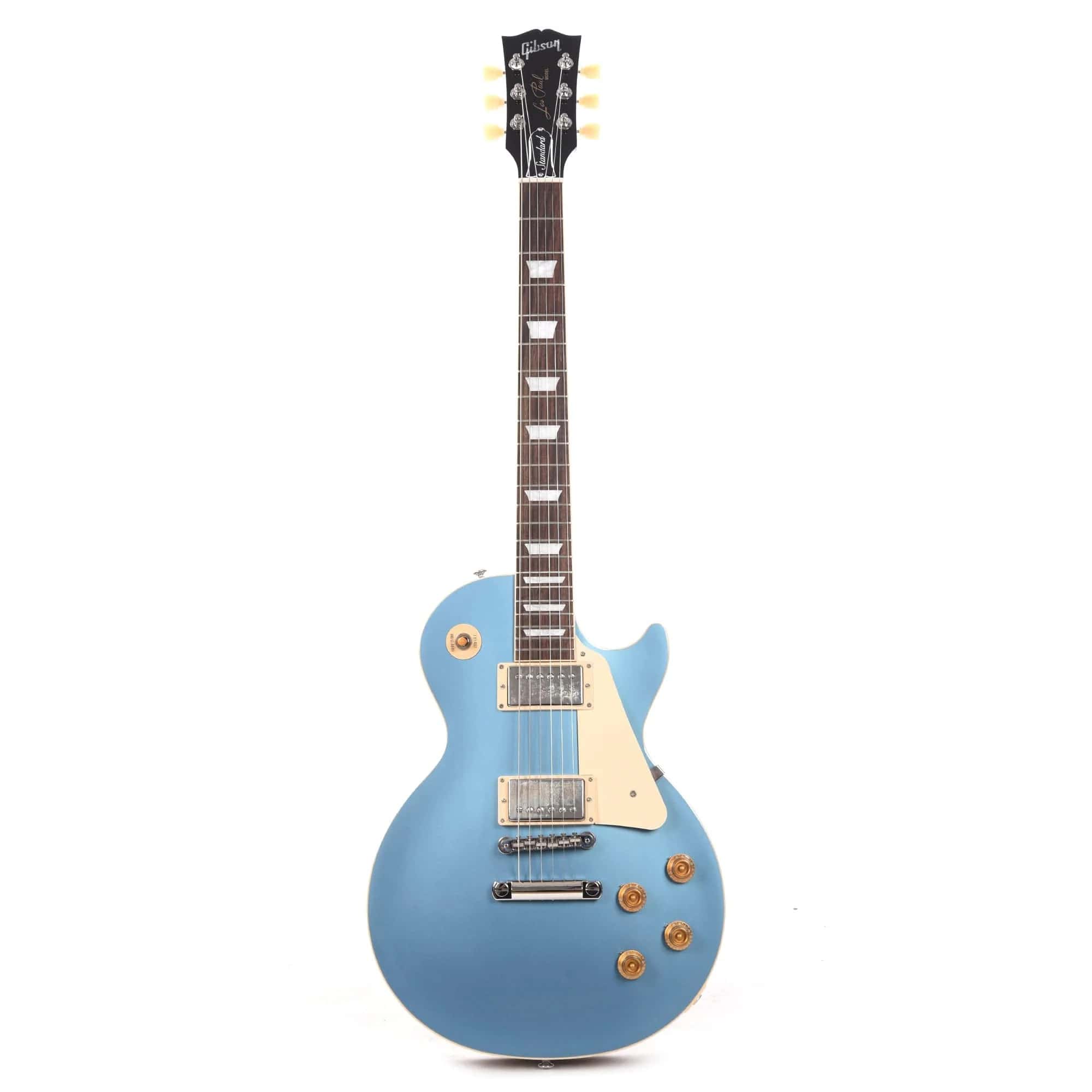 Gibson Les Paul Standard '50s Plain Top Electric Guitar - Pelham Blue Top (PRE ORDER)