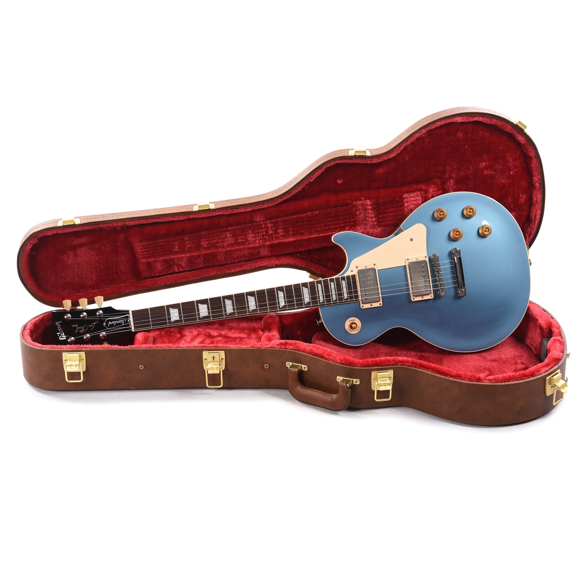 Gibson Les Paul Standard '50s Plain Top Electric Guitar - Pelham Blue Top (PRE ORDER)
