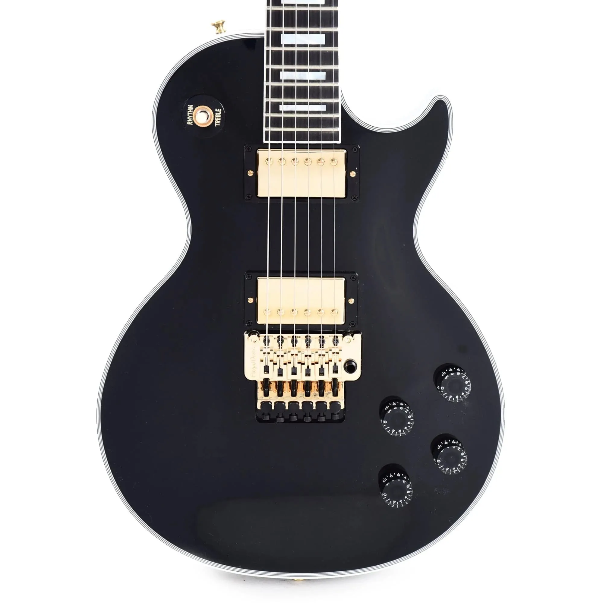 Gibson Custom Shop Les Paul Axcess Custom with Ebony Fingerboard Floyd Rose Electric Guitar - Ebony