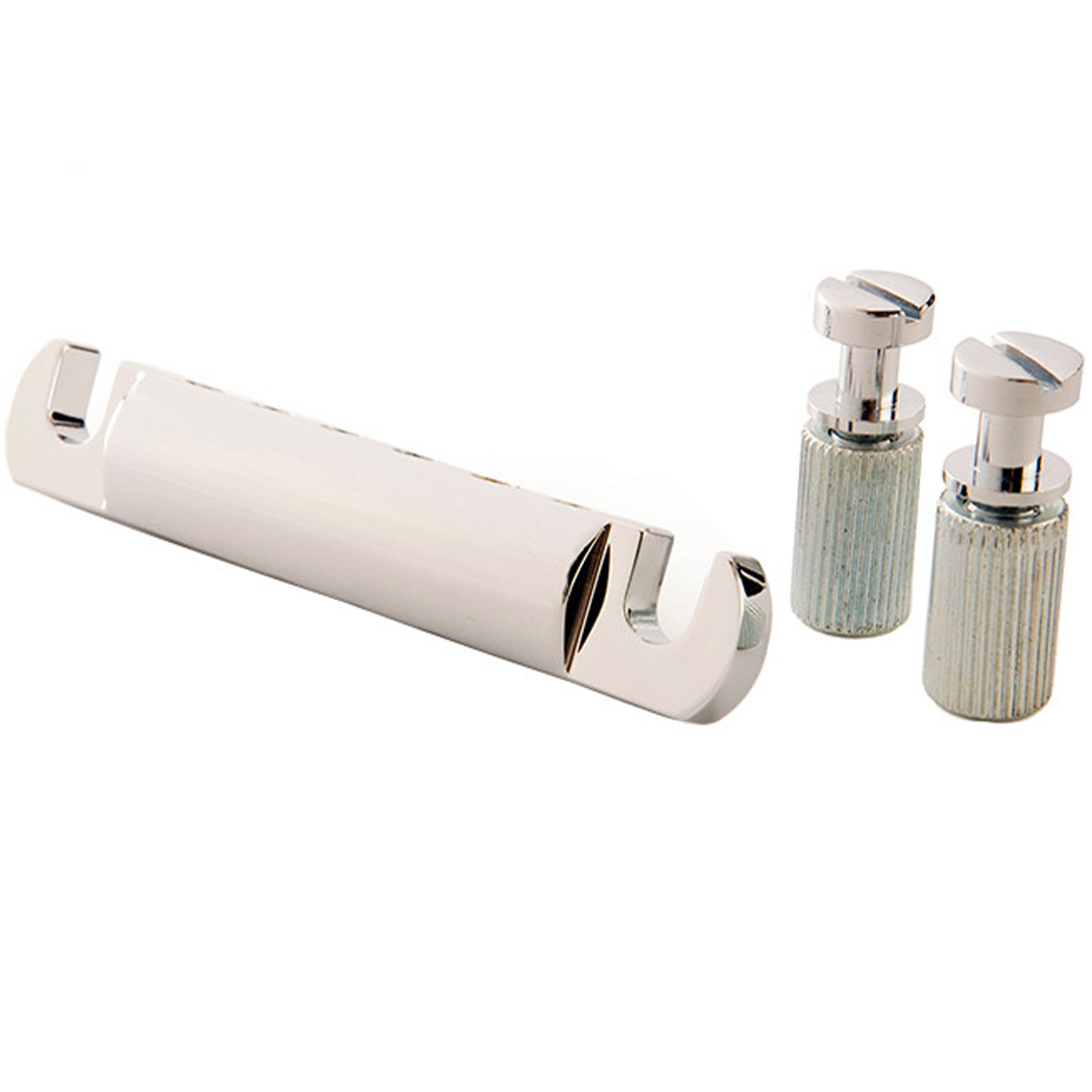 Gibson Accessories Stop Bar Tailpiece With Studs And Inserts - Chrome