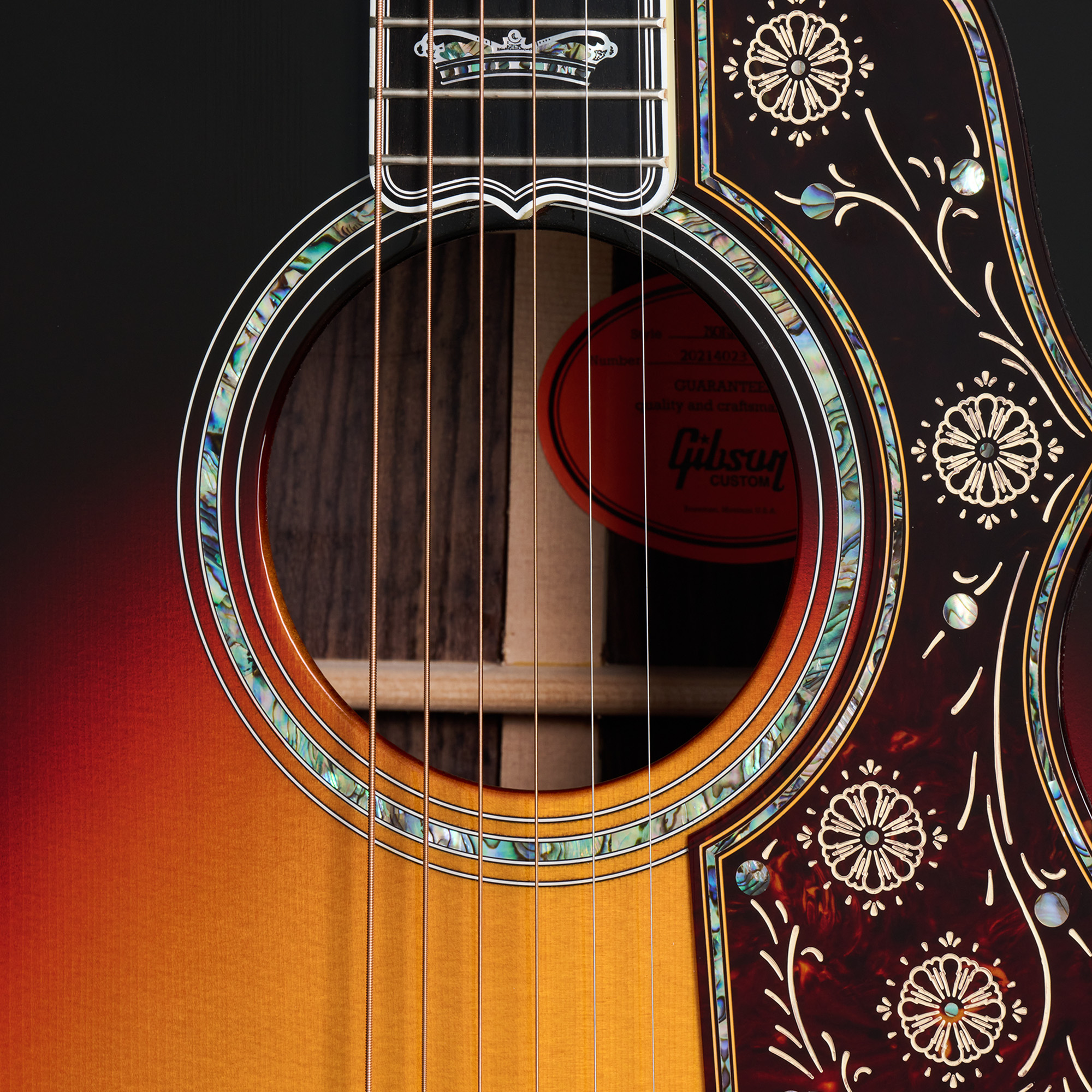 Gibson Custom Shop SJ-200 Monarch Rosewood Acoustic Guitar - Antique Natural