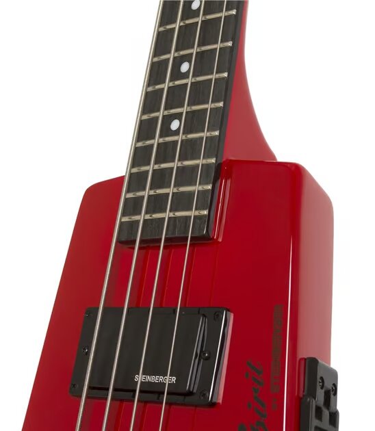 Steinberger XTSTD4HR1 XT-2 Standard Outfit Bass with HB pickups, DoubleBall™ Bass Bridge - Hot Rod Red