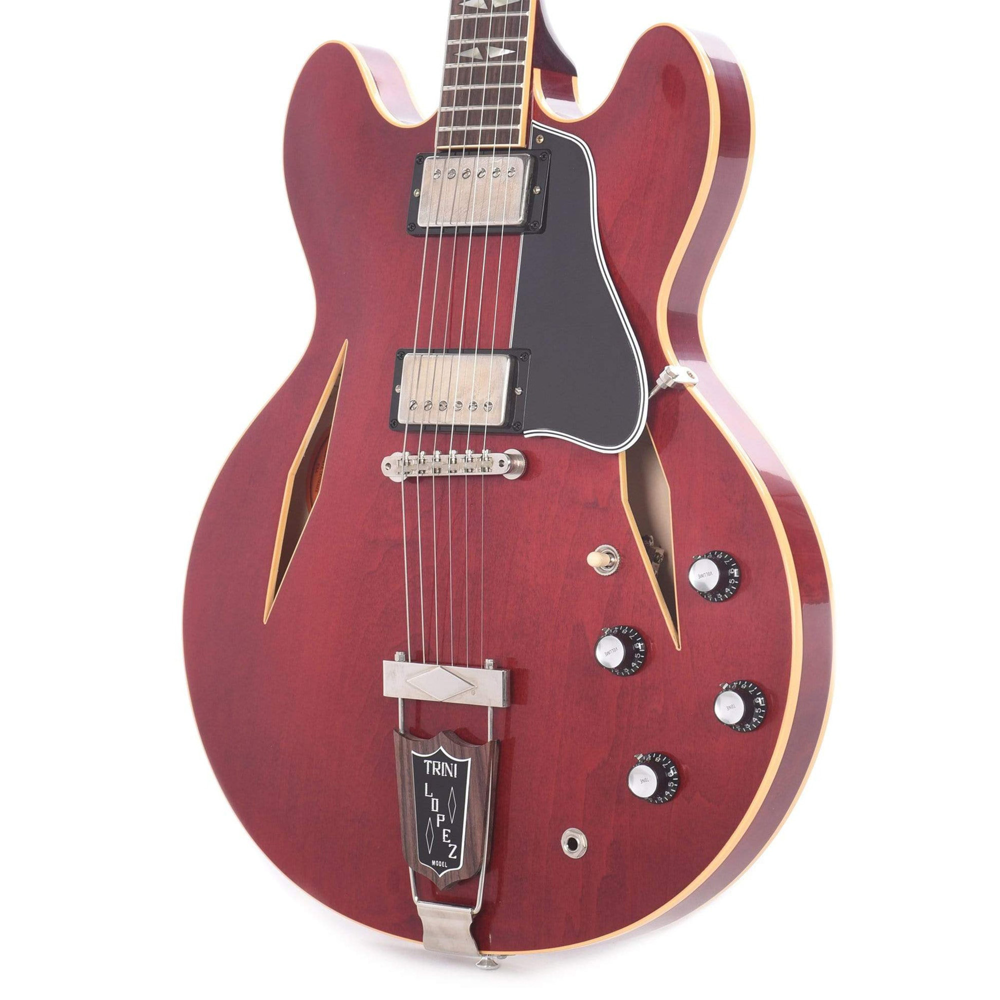 Gibson Custom Shop Artist Trini Lopez Standard Reissue VOS Semi-Hollowbody Electric Guitar - 60s Cherry
