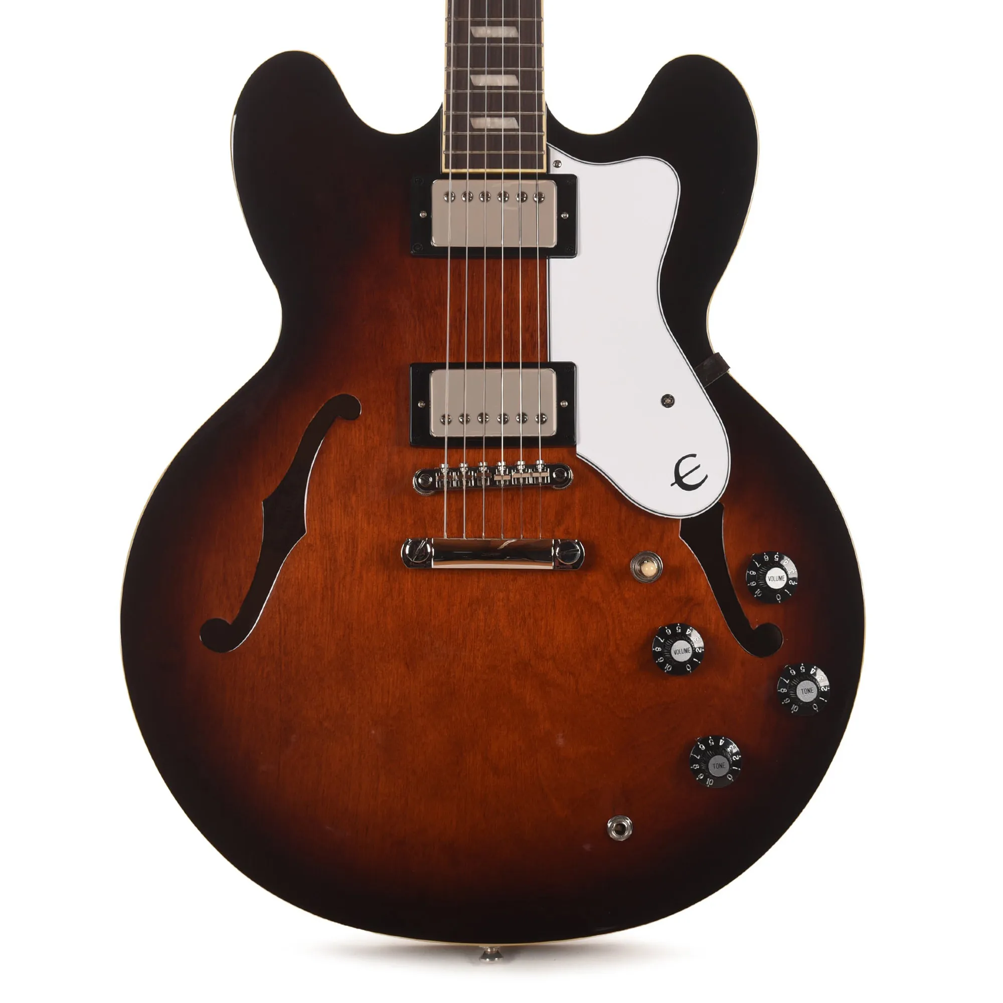 Epiphone Bonehead Riviera Semi-Hollowbody Electric Guitar - Dark Tobacco Sunburst