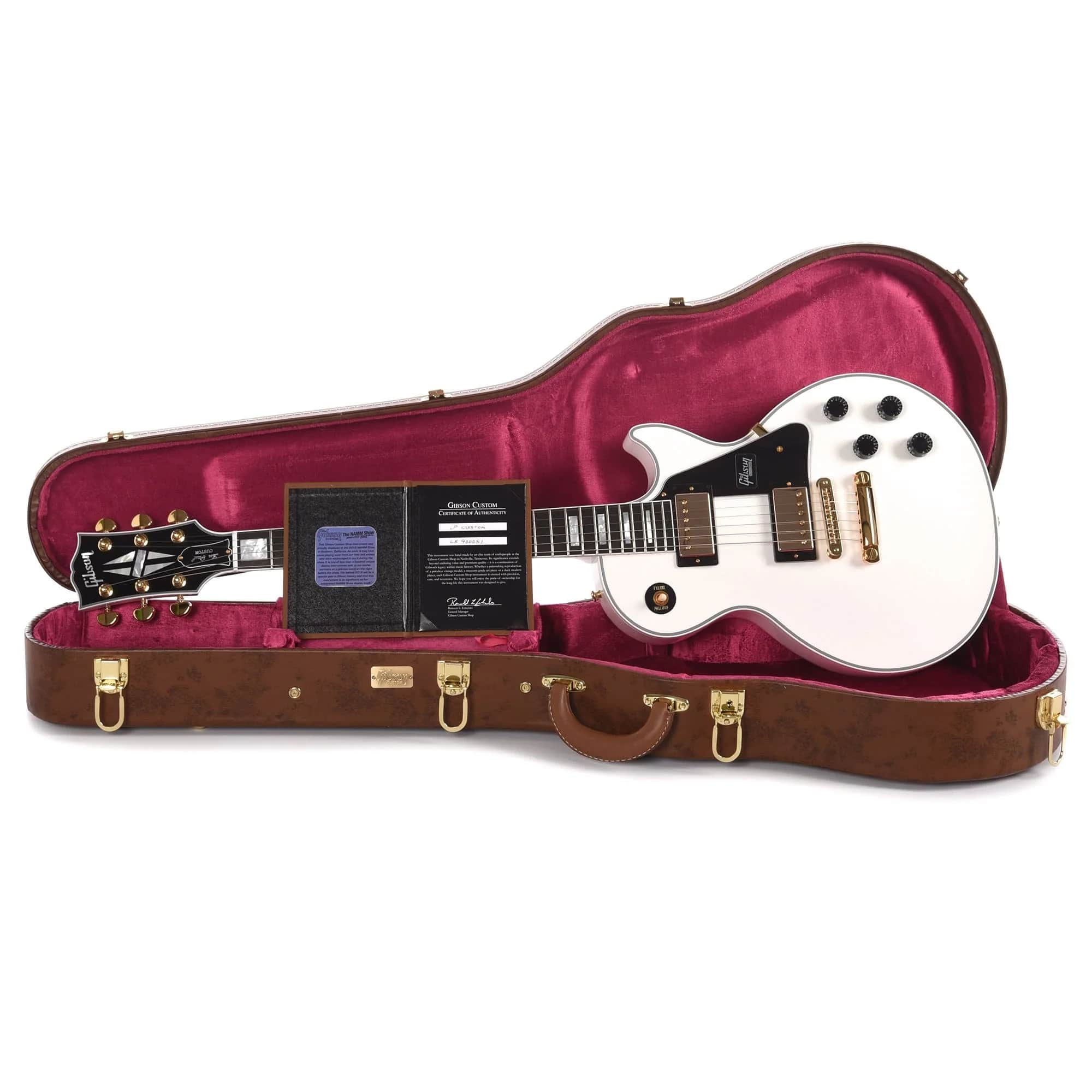 Gibson Custom Shop Les Paul Custom Electric Guitar - Alpine White (PRE ORDER)