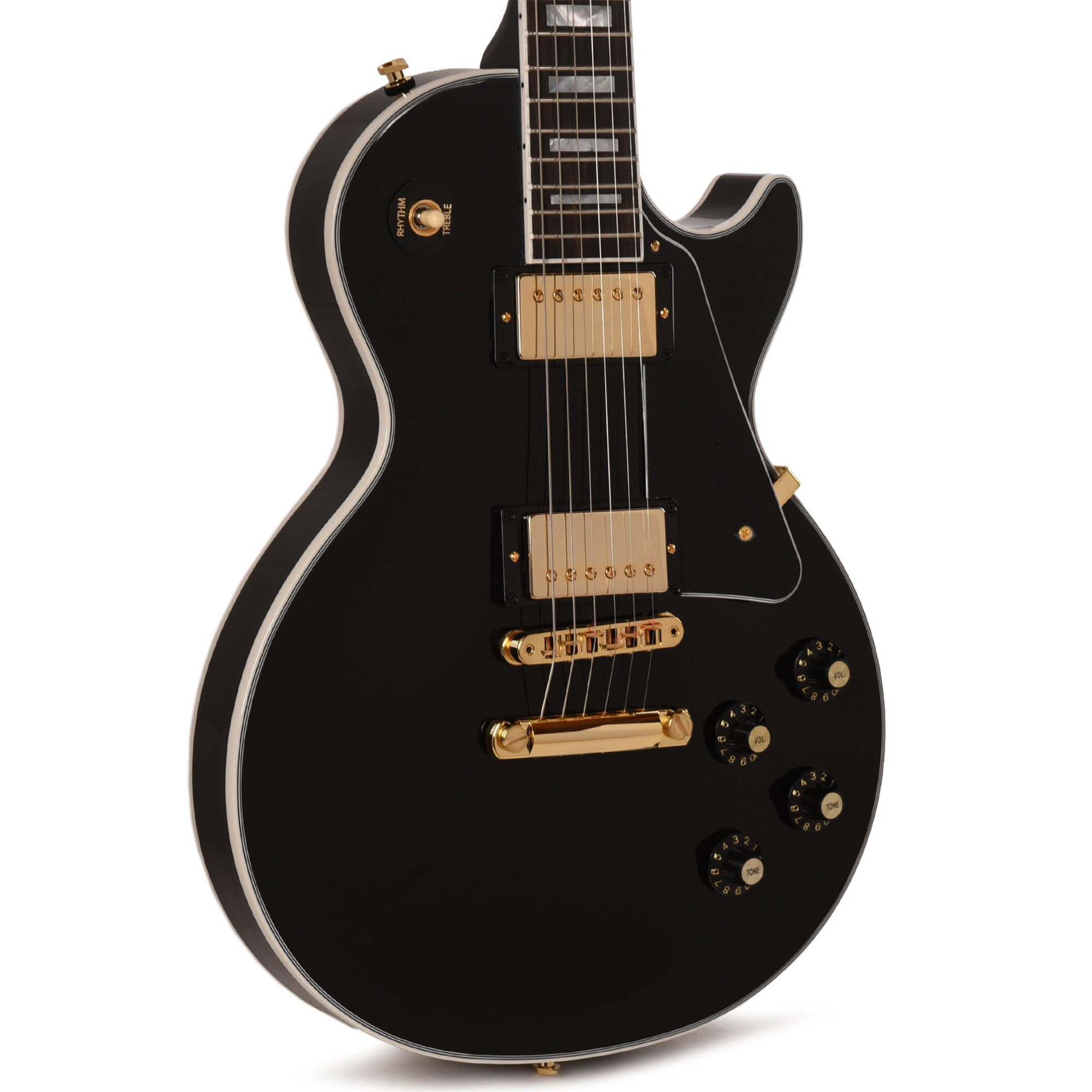 Gibson Custom Shop Les Paul '70s Custom Electric Guitar - Ebony (PRE ORDER)