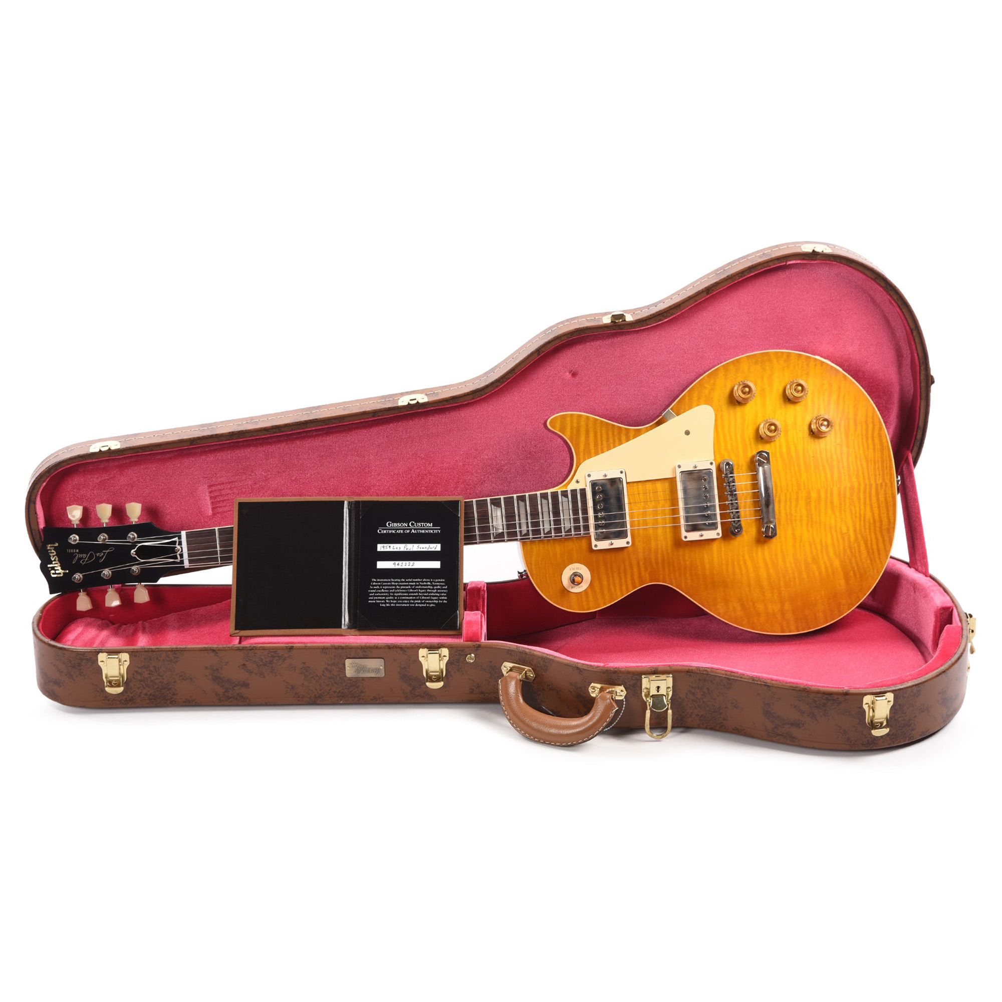 Gibson Custom Shop 1959 Les Paul Standard Reissue VOS Electric Guitar - Dirty Lemon (PRE ORDER)