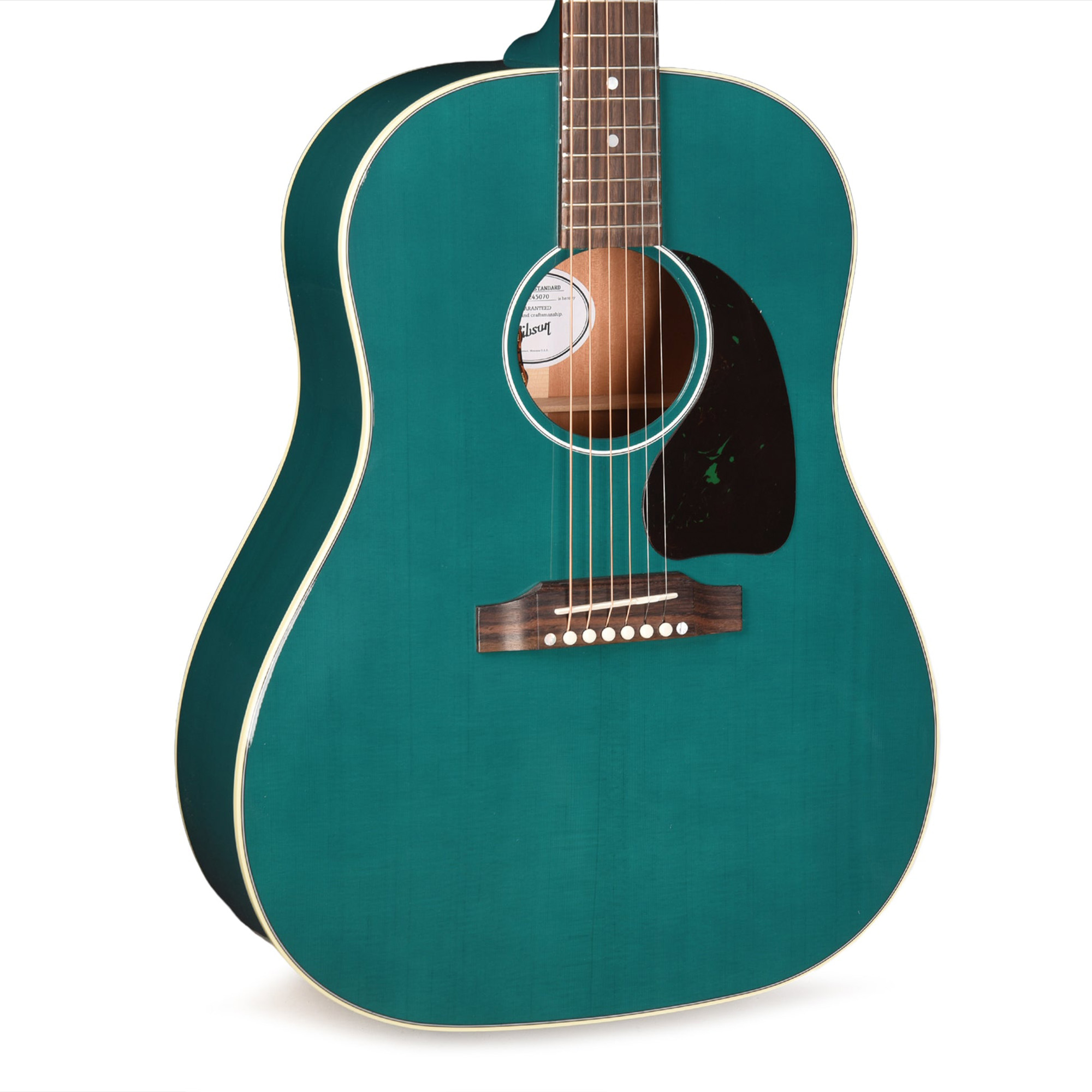 Gibson J-45 Standard Acoustic Guitar - Translucent Teal