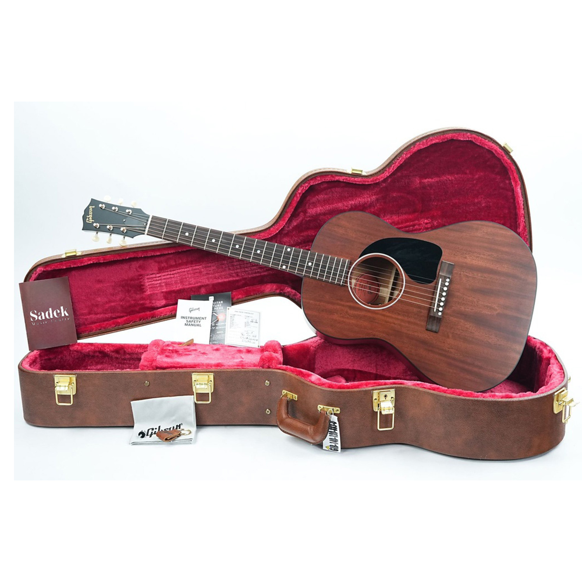 Gibson LG-2 All-Mahogany Acoustic Electric Guitar Faded Vintage Sunburst - Natural