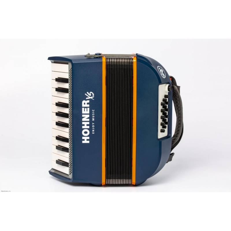 Hohner XS Accordion 21 Bass - Blue/Orange - B-Stock
