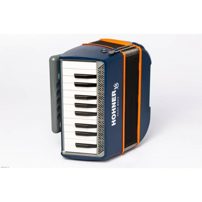 Hohner XS Accordion 21 Bass - Blue/Orange - B-Stock