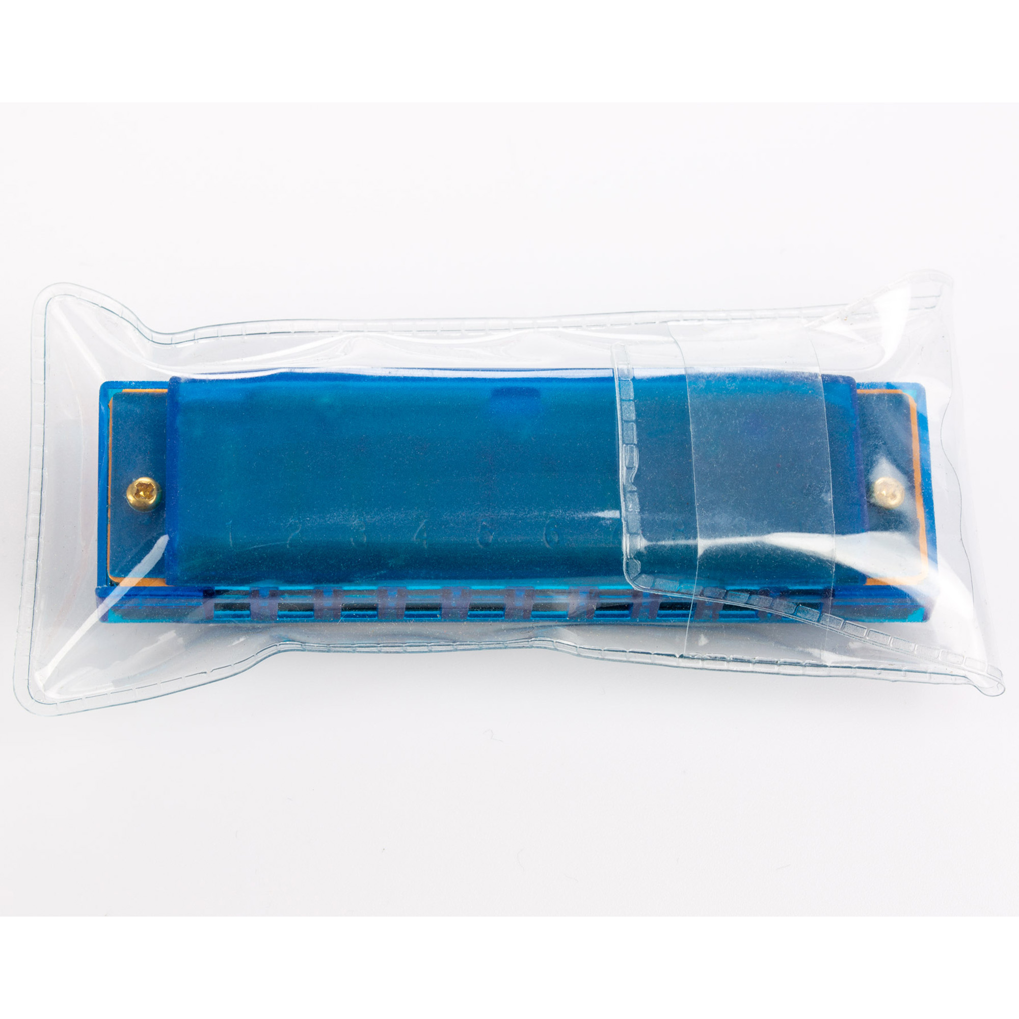 Hohner Diatonic Harmonica Translucent Harp C Beginner Series - Blue