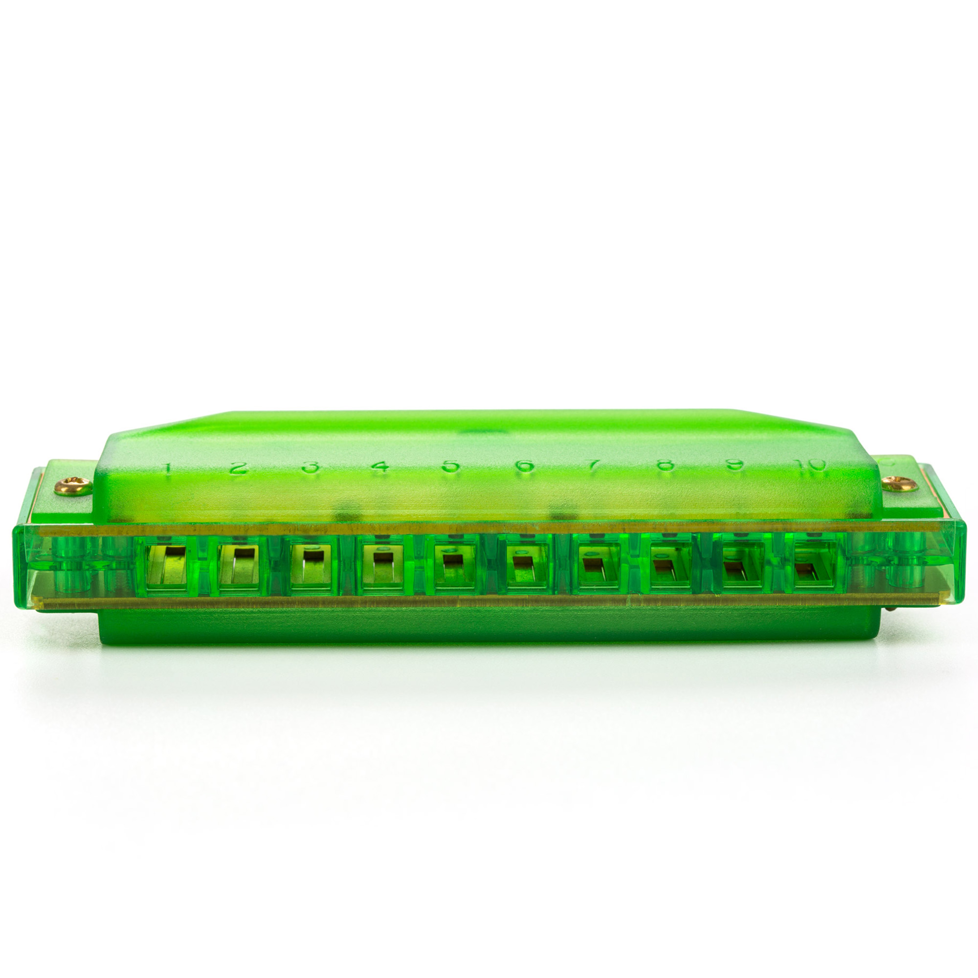 Hohner Diatonic Harmonica Translucent Harp C Beginner Series - Green