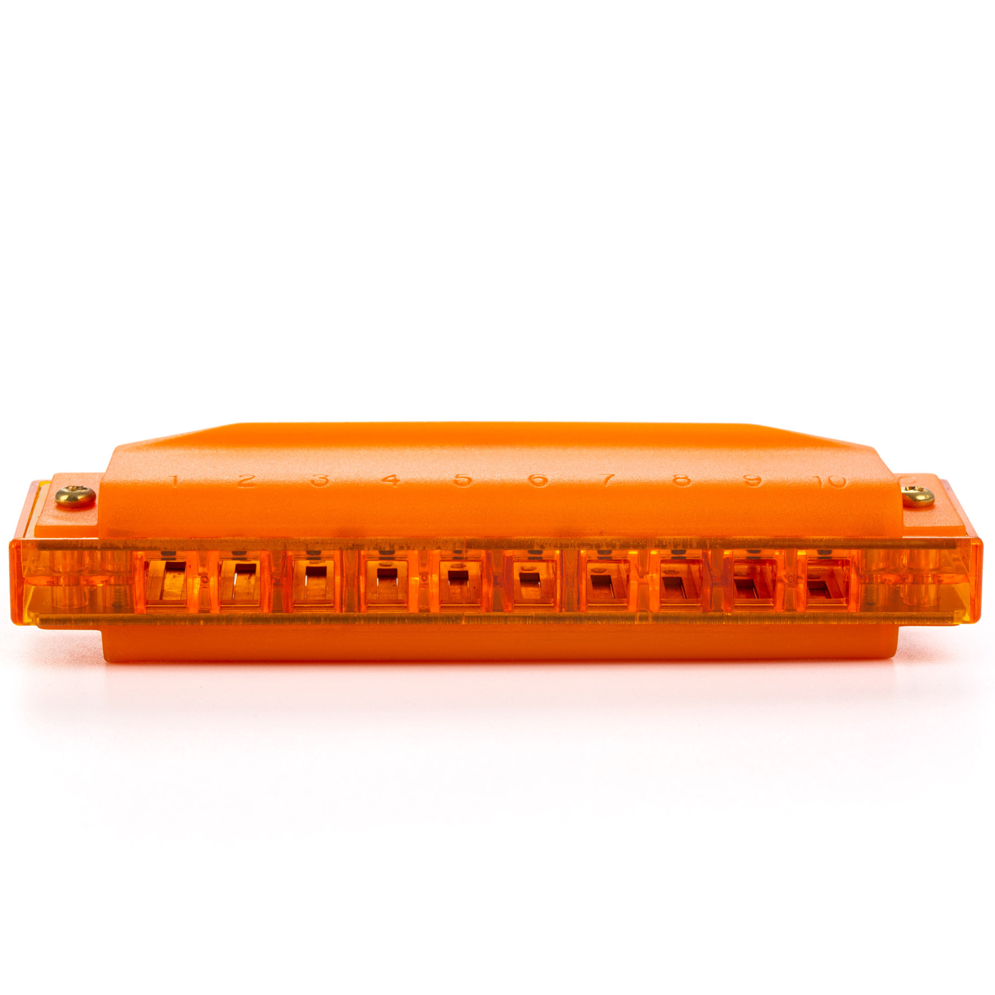 Hohner Diatonic Harmonica Translucent Harp C Beginner Series - Orange