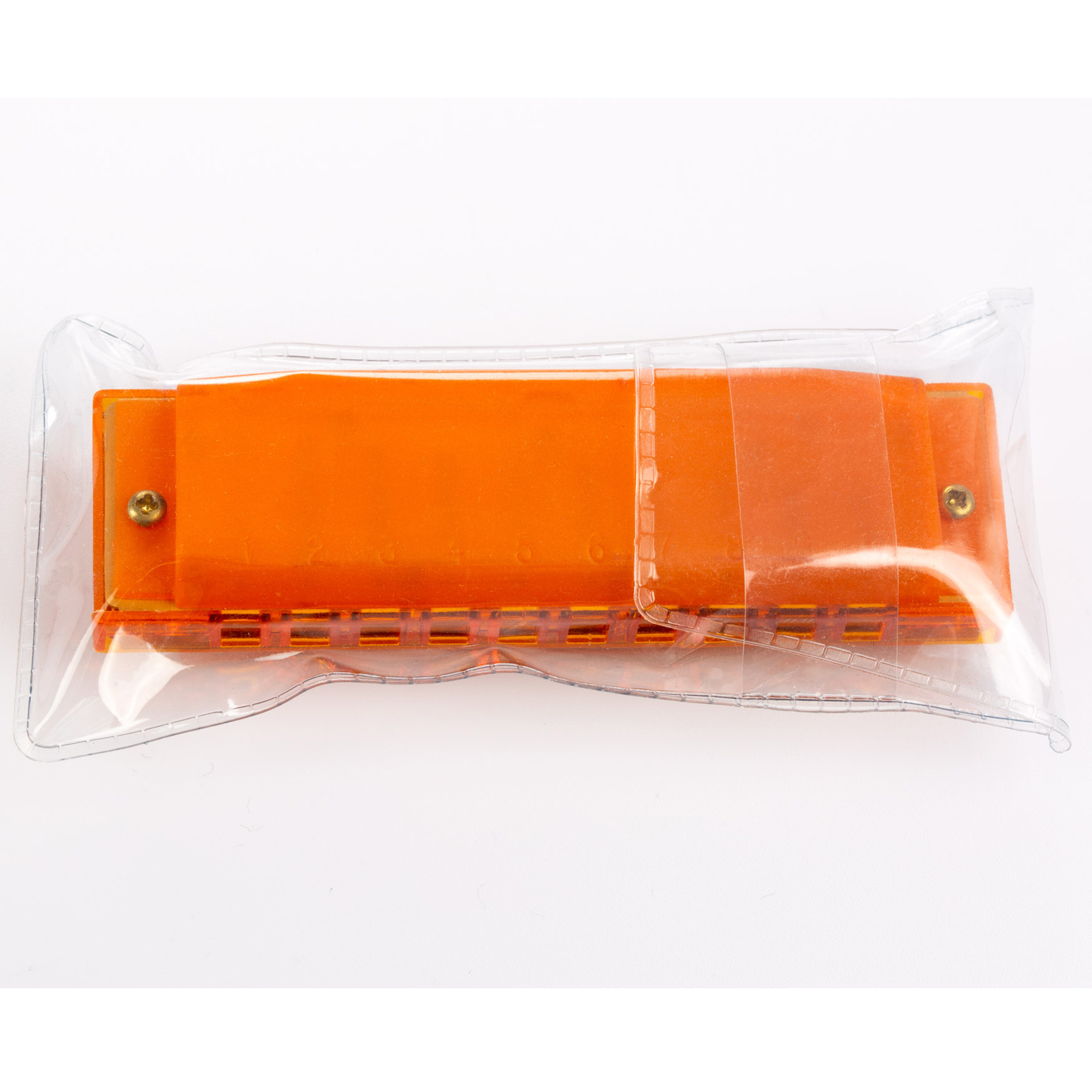 Hohner Diatonic Harmonica Translucent Harp C Beginner Series - Orange