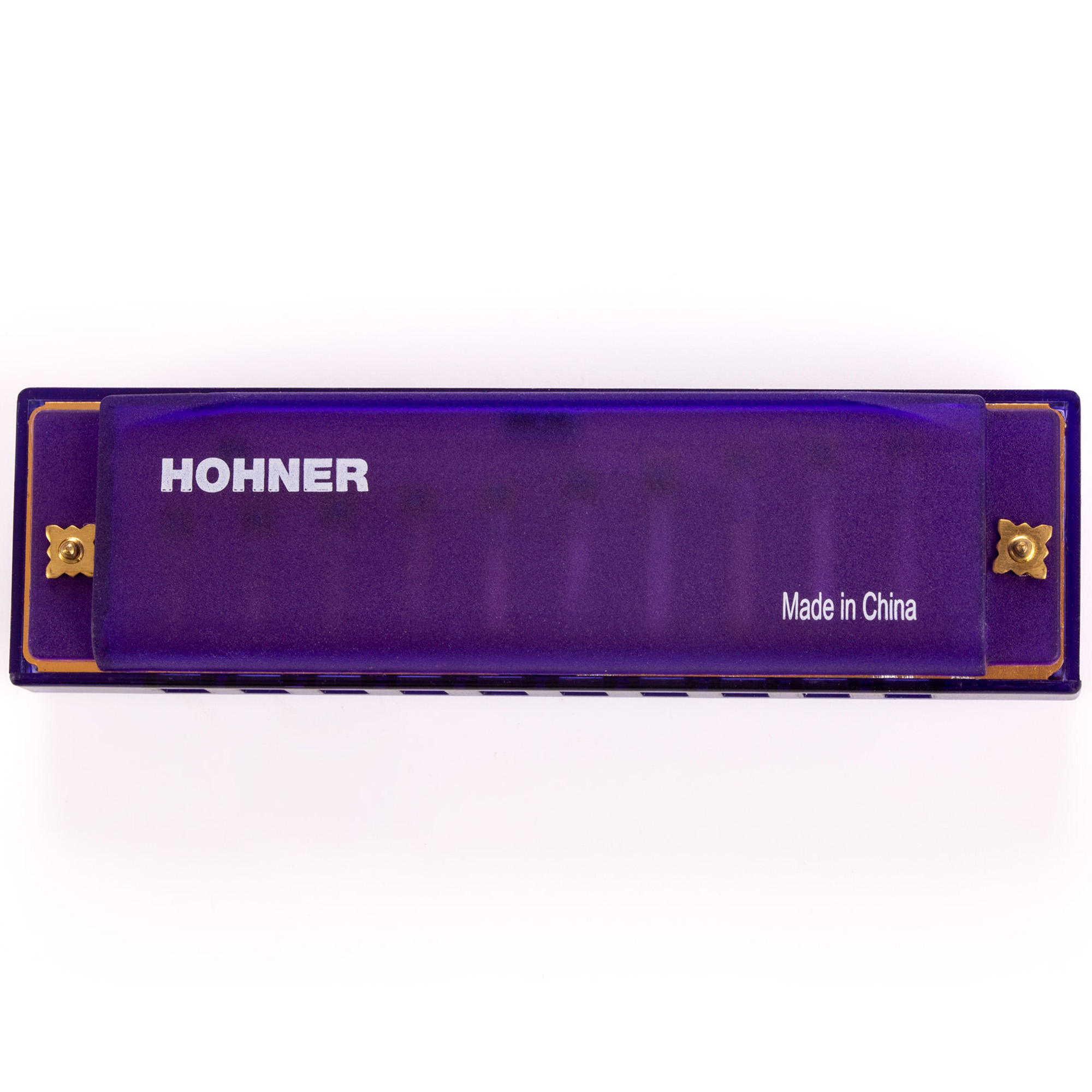 Hohner Diatonic Harmonica Translucent Harp C Beginner Series - Purple