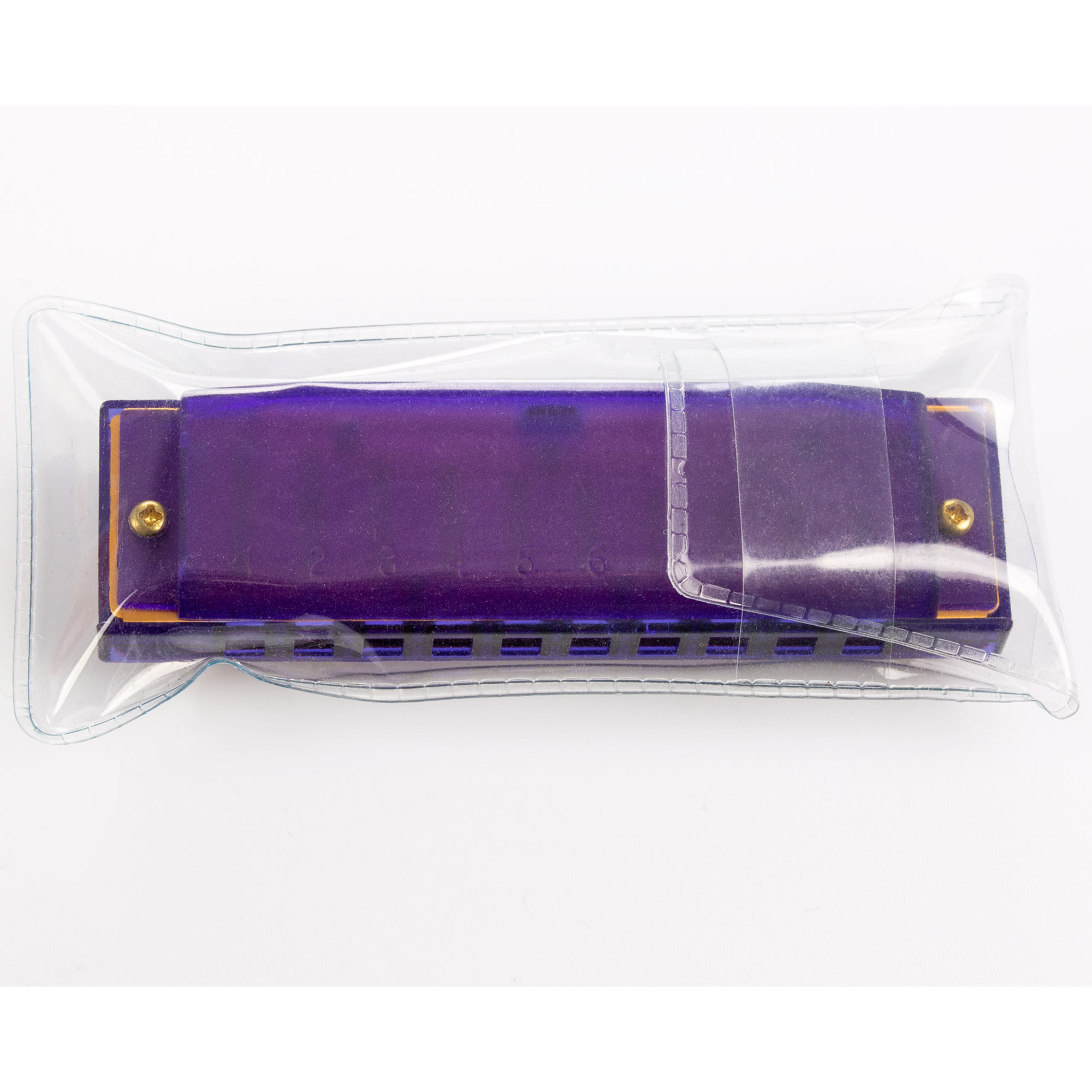 Hohner Diatonic Harmonica Translucent Harp C Beginner Series - Purple