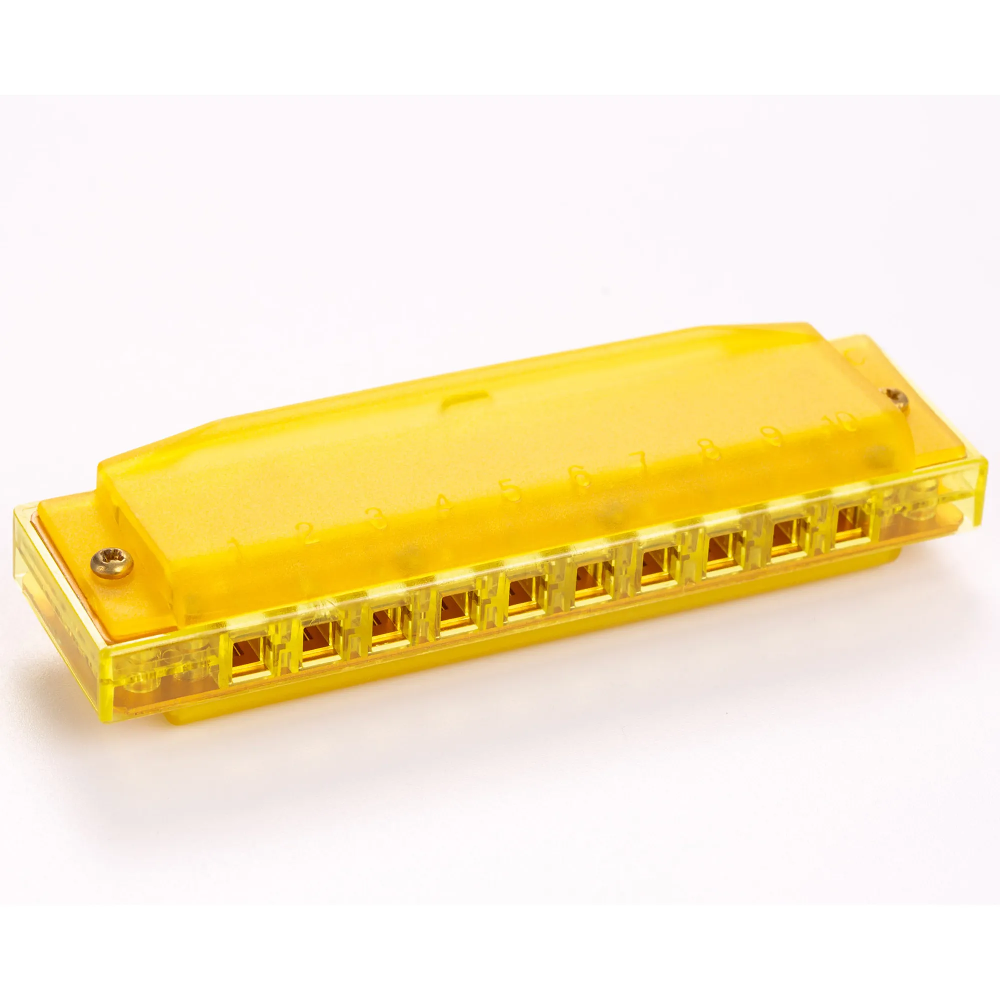 Hohner Diatonic Harmonica Translucent Harp C Beginner Series - Yellow