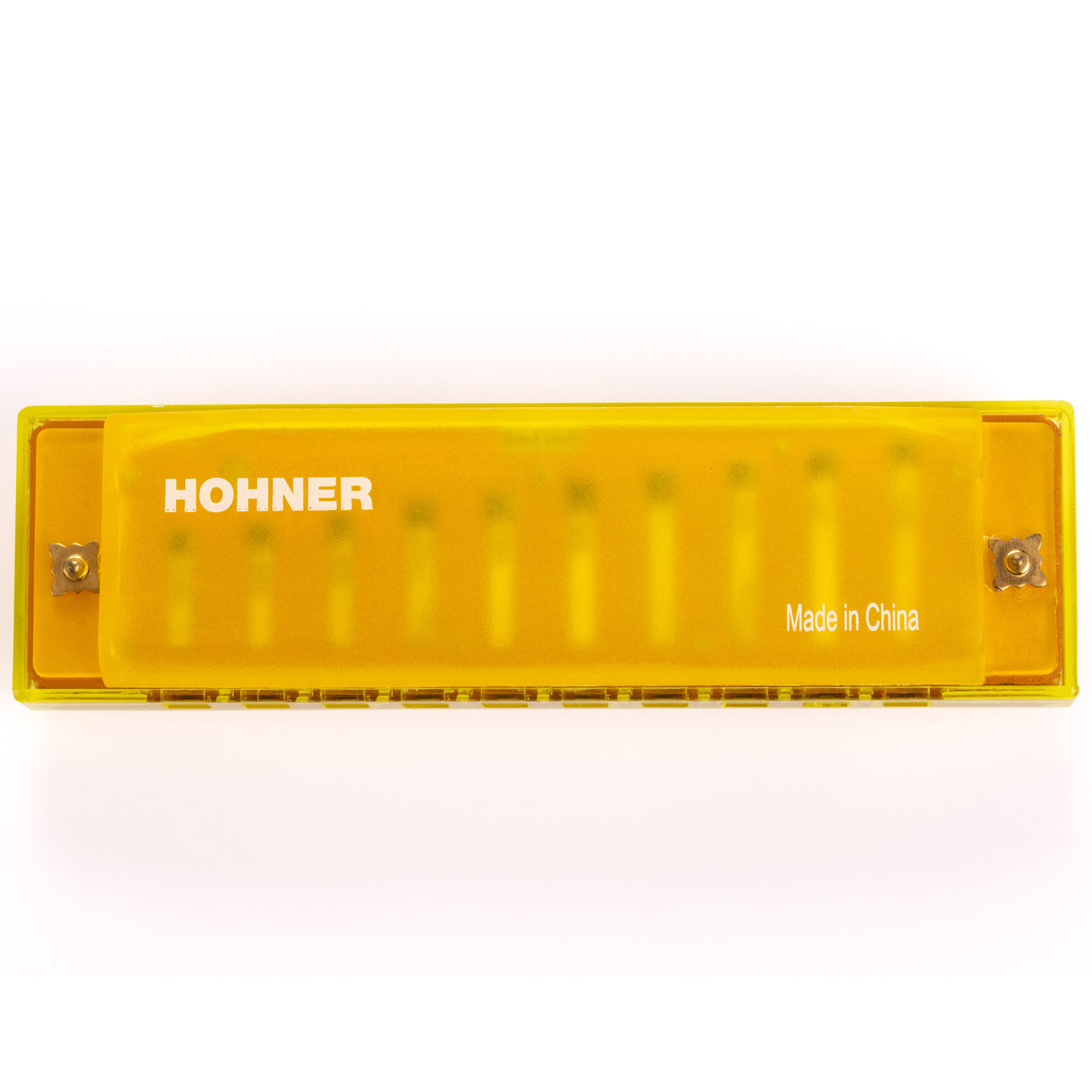 Hohner Diatonic Harmonica Translucent Harp C Beginner Series - Yellow
