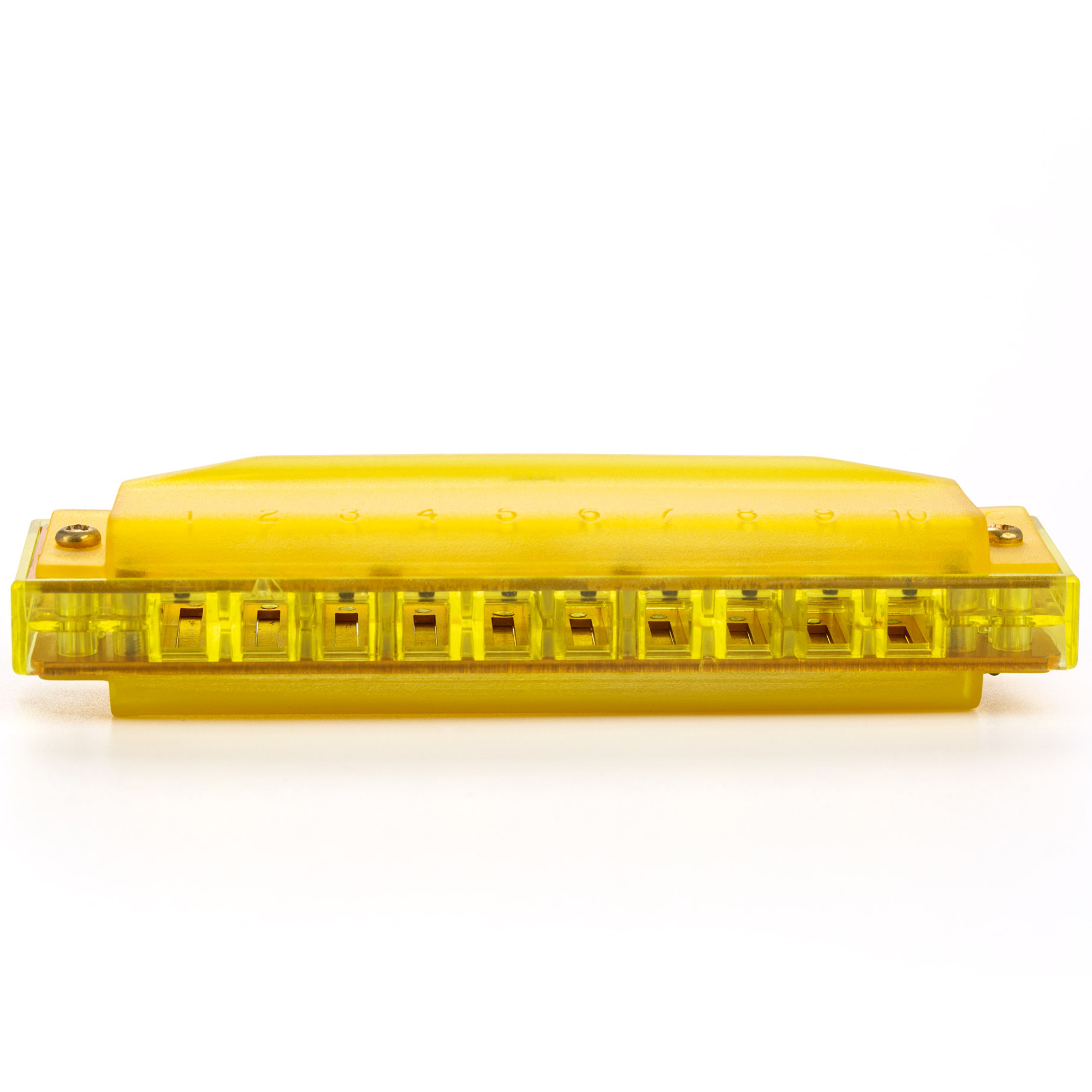 Hohner Diatonic Harmonica Translucent Harp C Beginner Series - Yellow