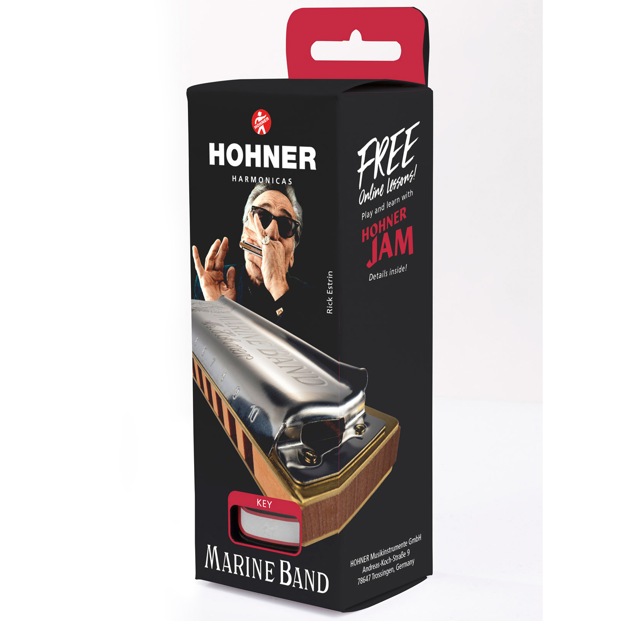Hohner Diatonic Harmonica Marine Band Series 1896 - Key of E