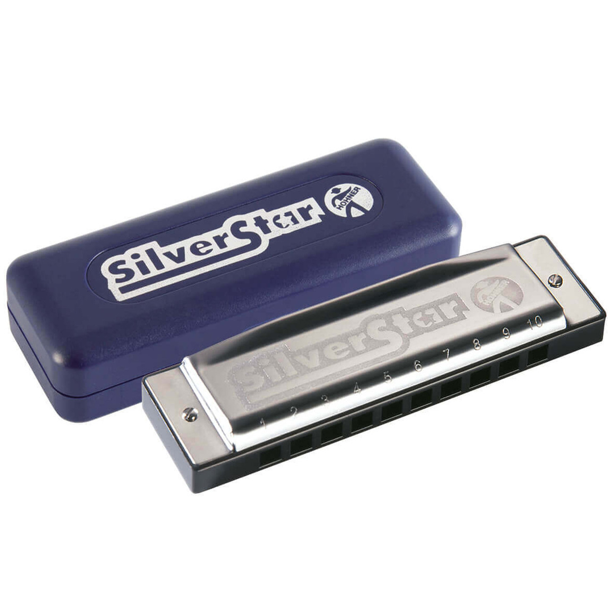 Hohner Diatonic Harmonica Silver Star E - Enthusiast Series