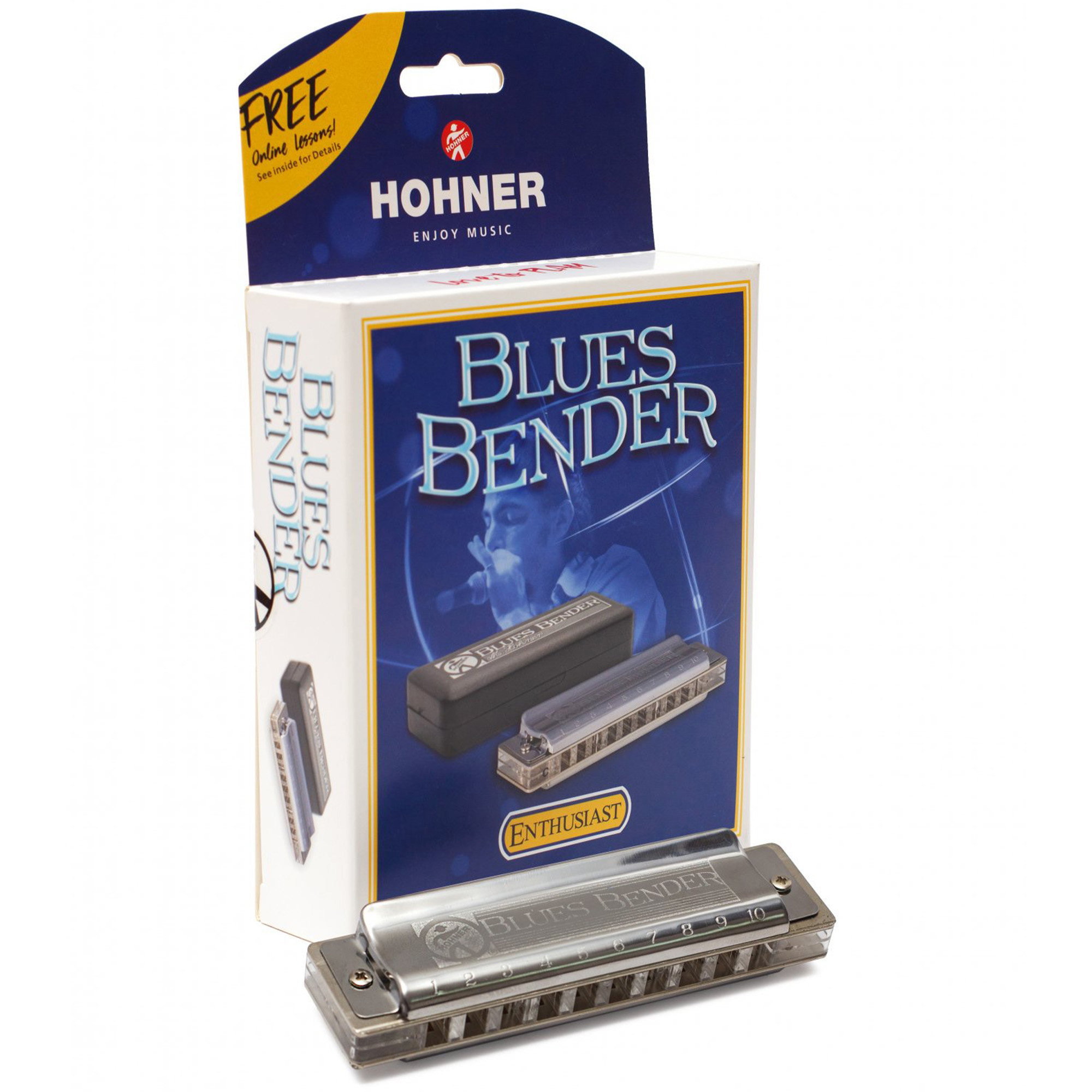 Hohner Diatonic Harmonica Blues Bender C - Enthusiast Series