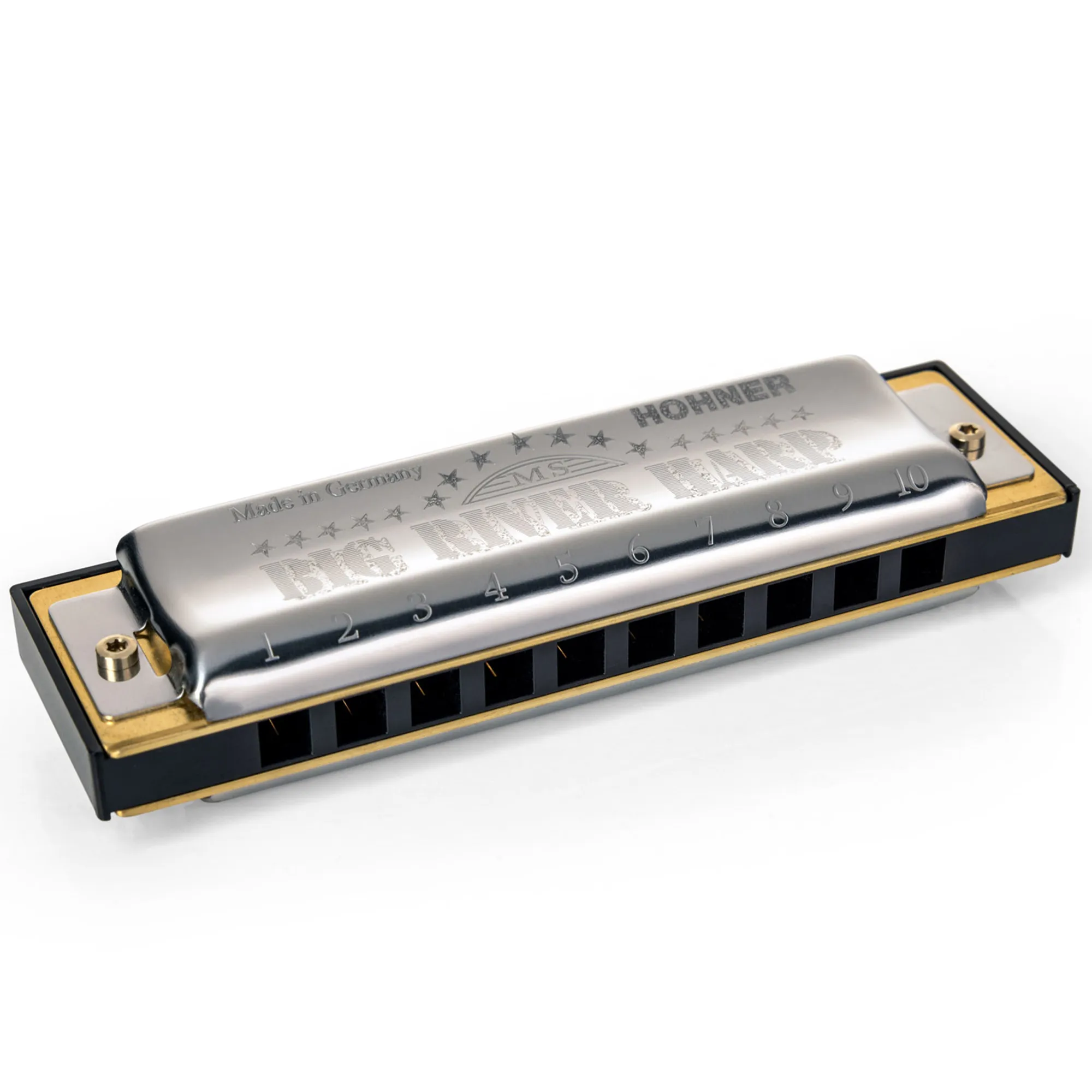 Hohner Diatonic Harmonica Blues River Harp Key of C - MS Series