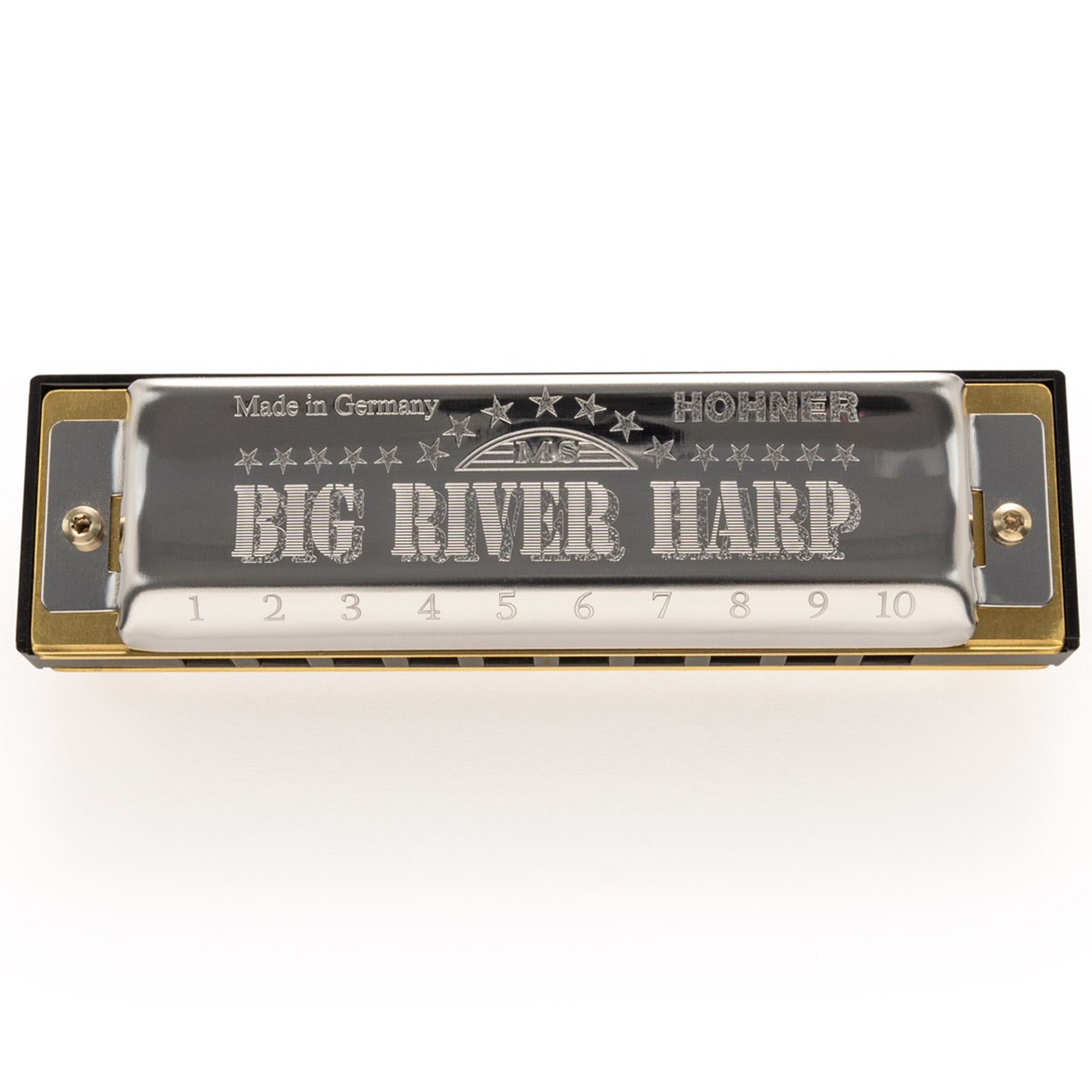 Hohner Diatonic Harmonica Blues River Harp Key of G - MS Series