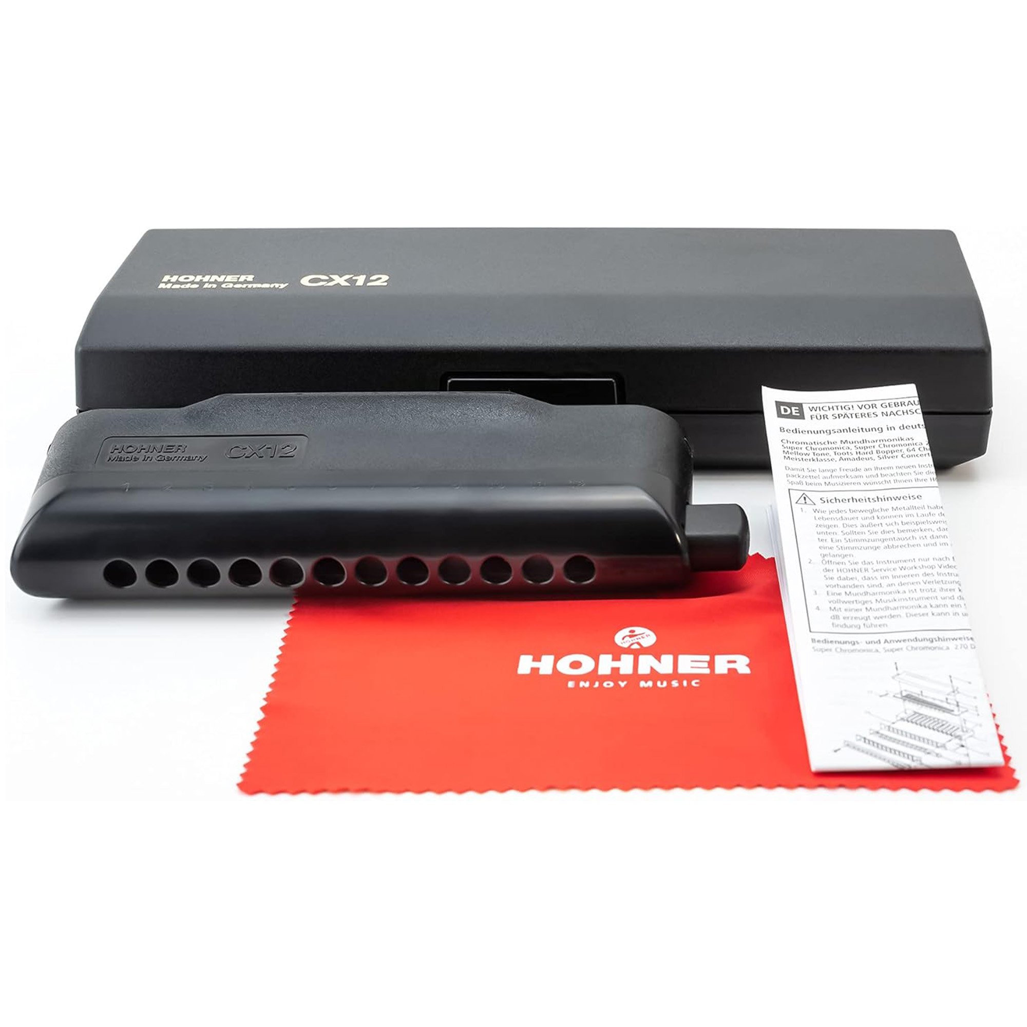 Hohner Chromatic Harmonica Series CX12 - Key of C