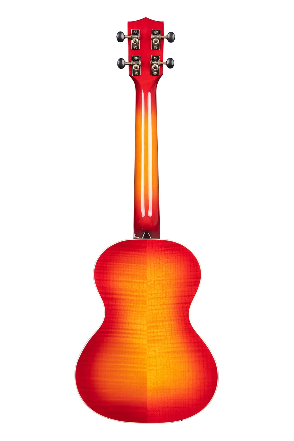 Kala Flame Maple Tenor Ukulele - Cherry Burst - B-Stock