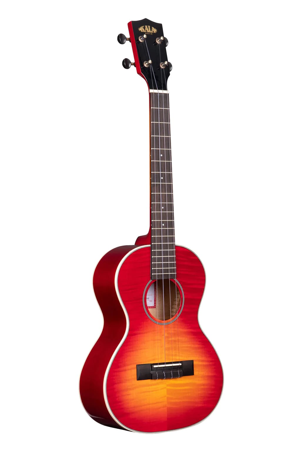 Kala Flame Maple Tenor Ukulele - Cherry Burst - B-Stock