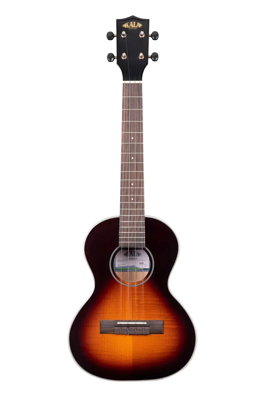 Kala Flame Maple Tenor Ukulele - Tobacco Burst