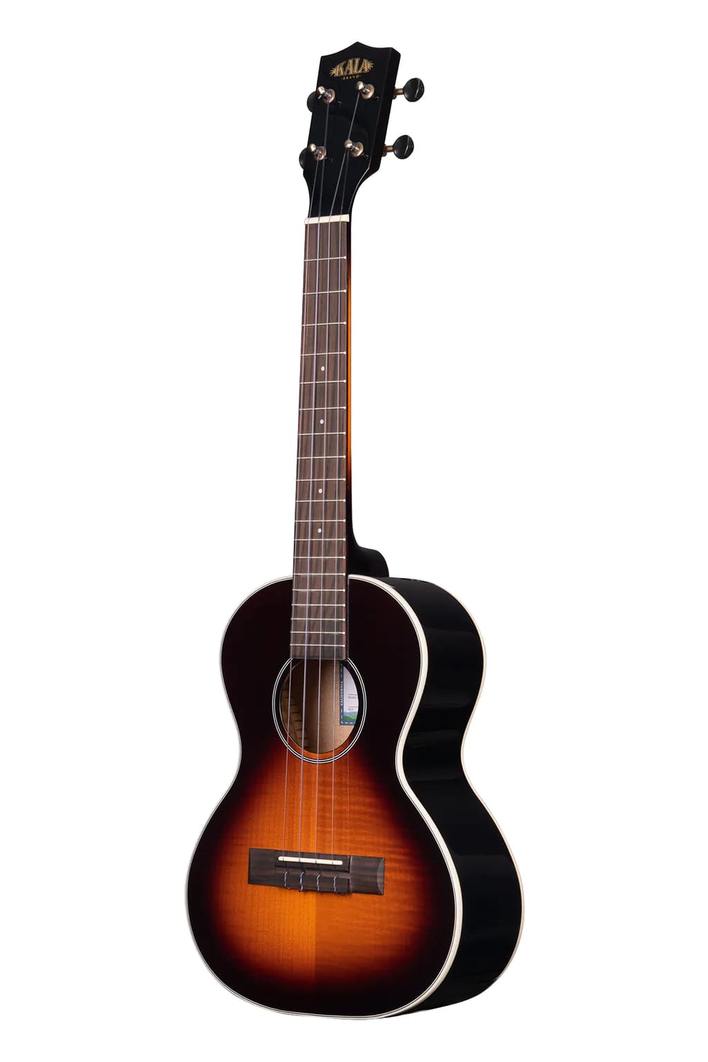Kala Flame Maple Tenor Ukulele - Tobacco Burst