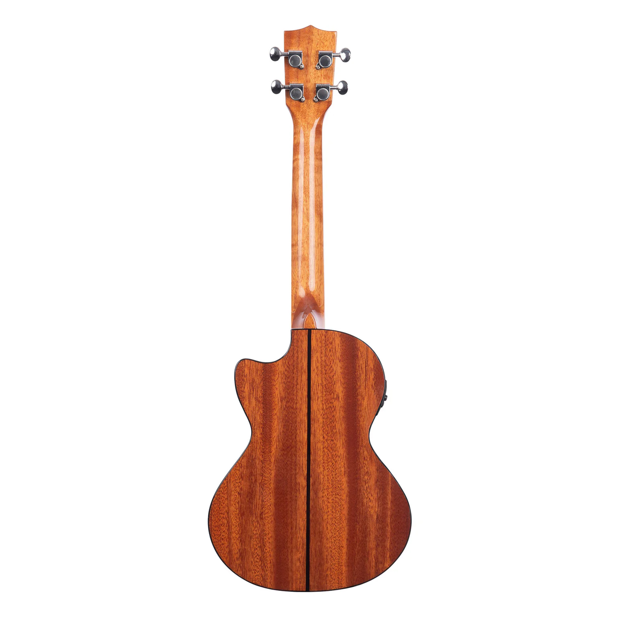 Kala Solid Spruce Top Mahogany Series Tenor Ukulele with Equalizer Cutaway - Included Bag - B-Stock