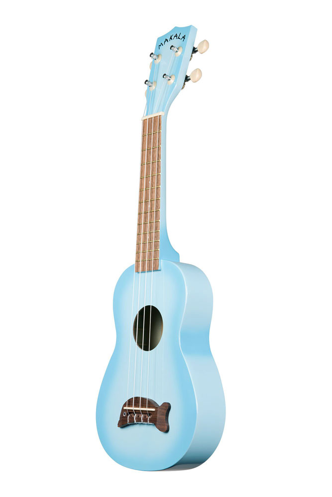 Makala Dolphin Series Soprano Ukulele - Light Blue Burst - B-Stock