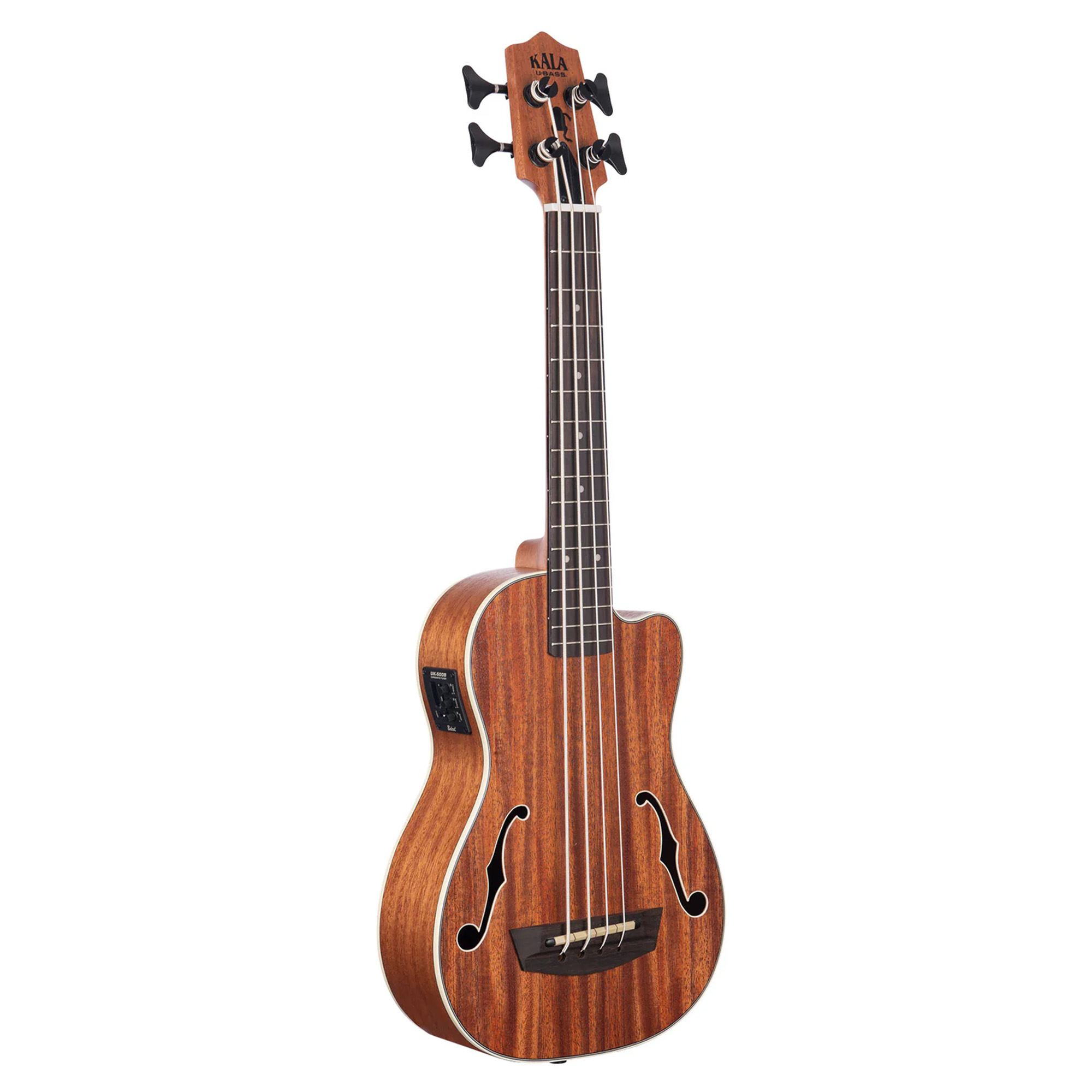 Kala Journeyman Acoustic Electric U Bass with F Holes - Ukulele Bass
