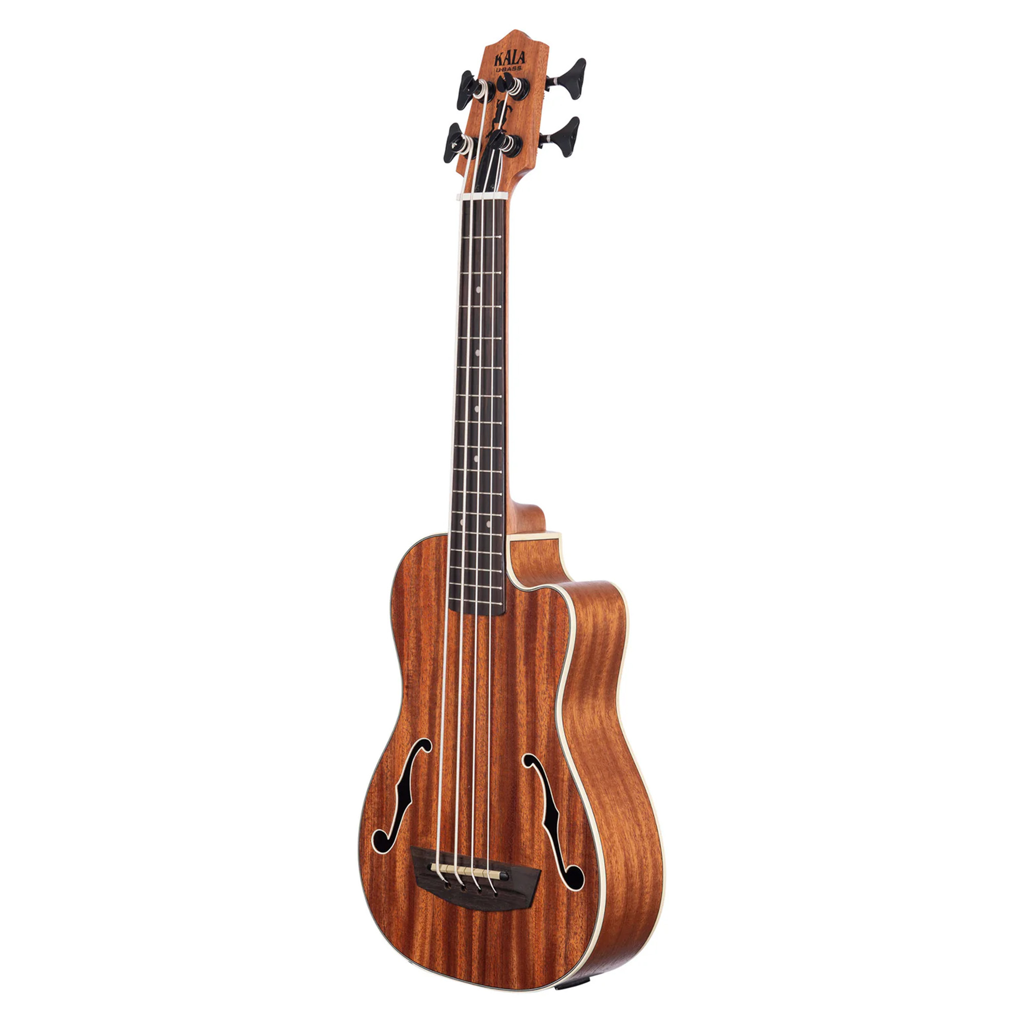 Kala Journeyman Acoustic Electric U Bass with F Holes - Ukulele Bass