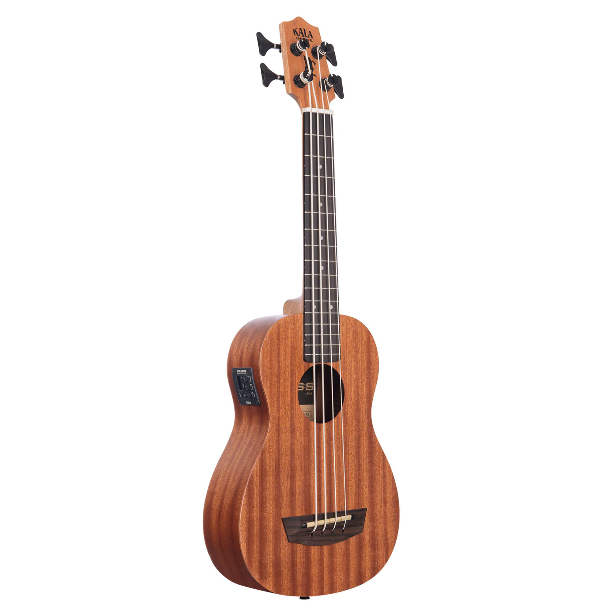 Kala Wanderer U Bass Acoustic Electric Bass Guitar - Natural Satin