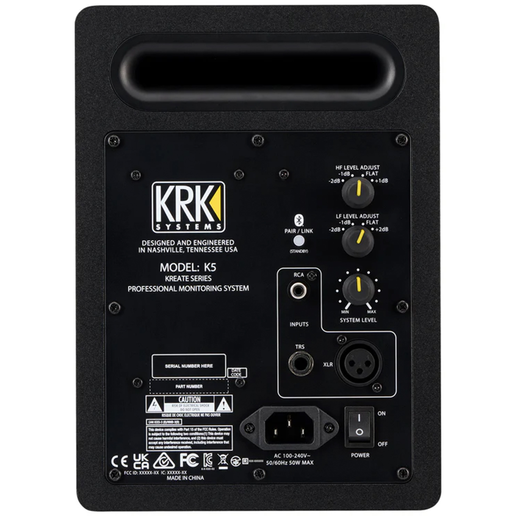KRK K5-UK Kreate 5 Powered Studio Monitor - Each
