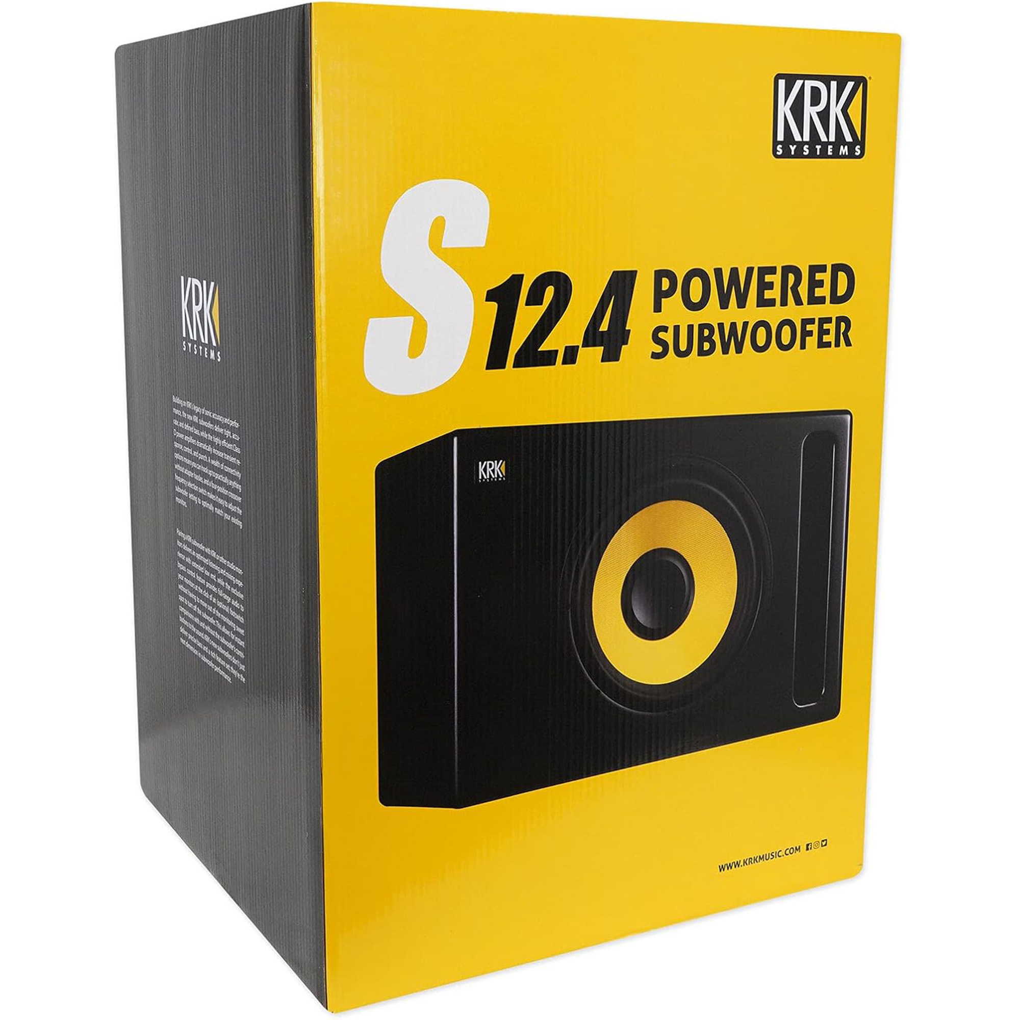 KRK S12.4 12-inch Powered Studio Subwoofer