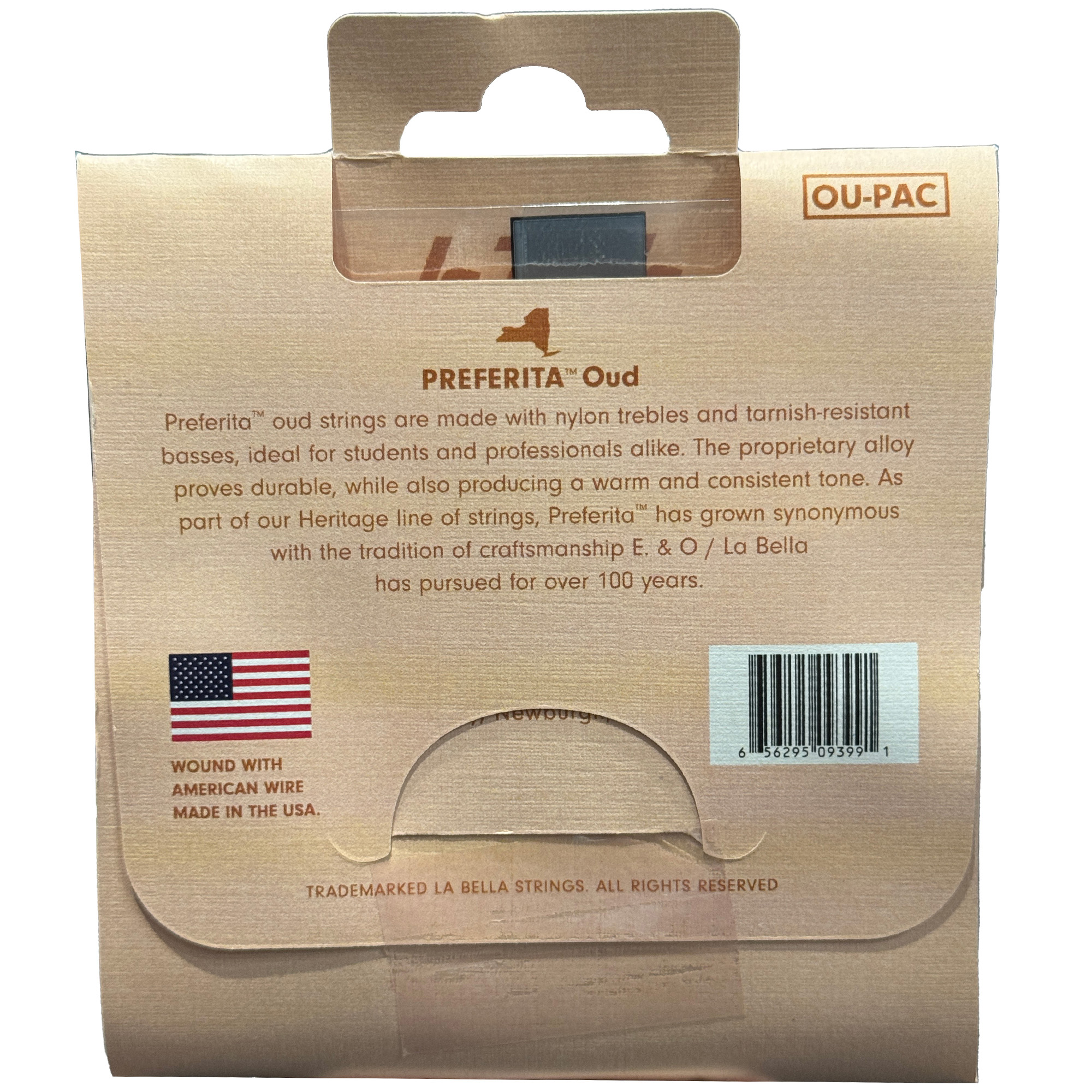 La Bella OU-PAC Preferita Oud Strings – Arabic CC Tuning