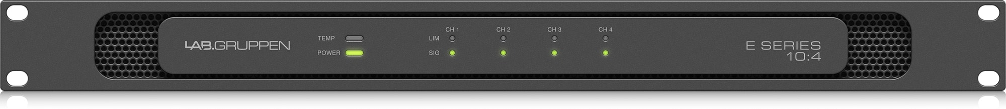 Lab Gruppen E 10:4 Amplifier with 4 Flexible Output Channels for Installation Applications 1000 Watt- B-Stock