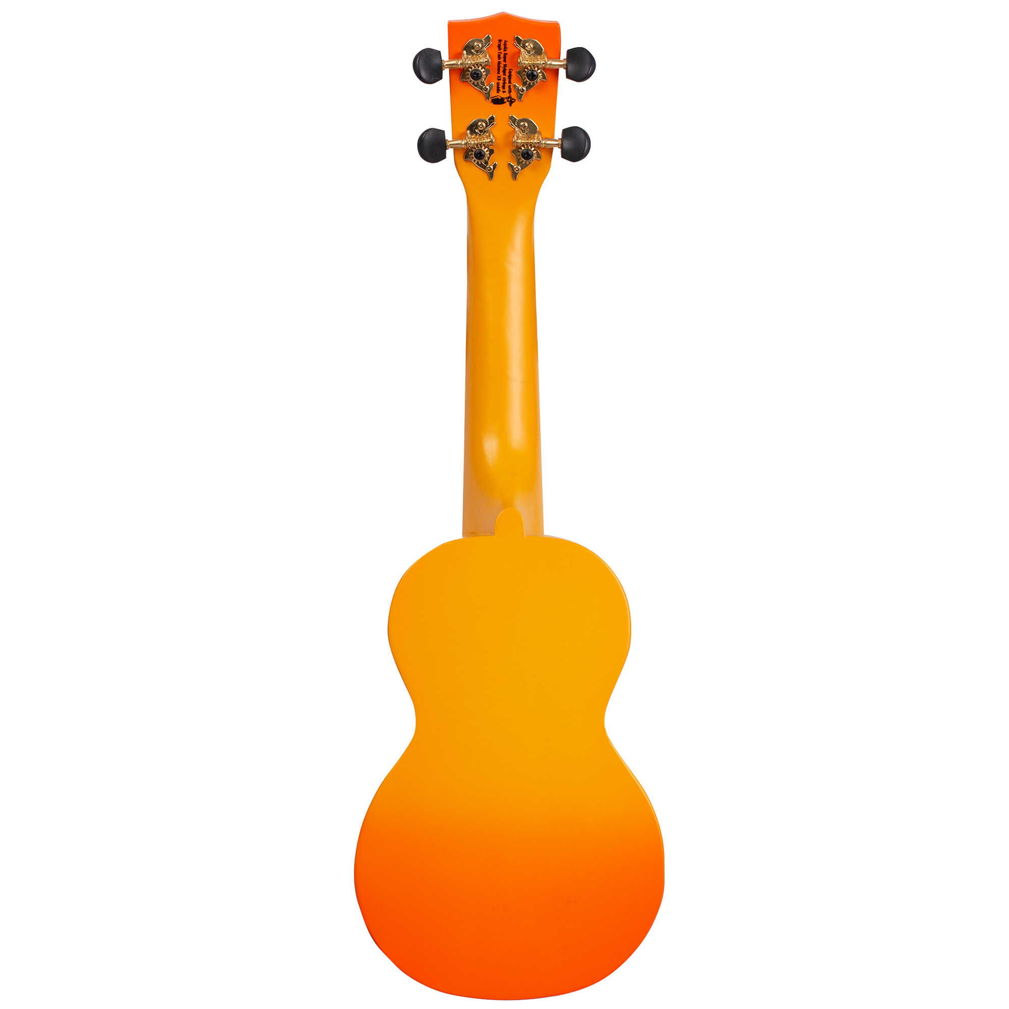 Mahalo Ukulele Soprano Design Series Orange Burst with Bag