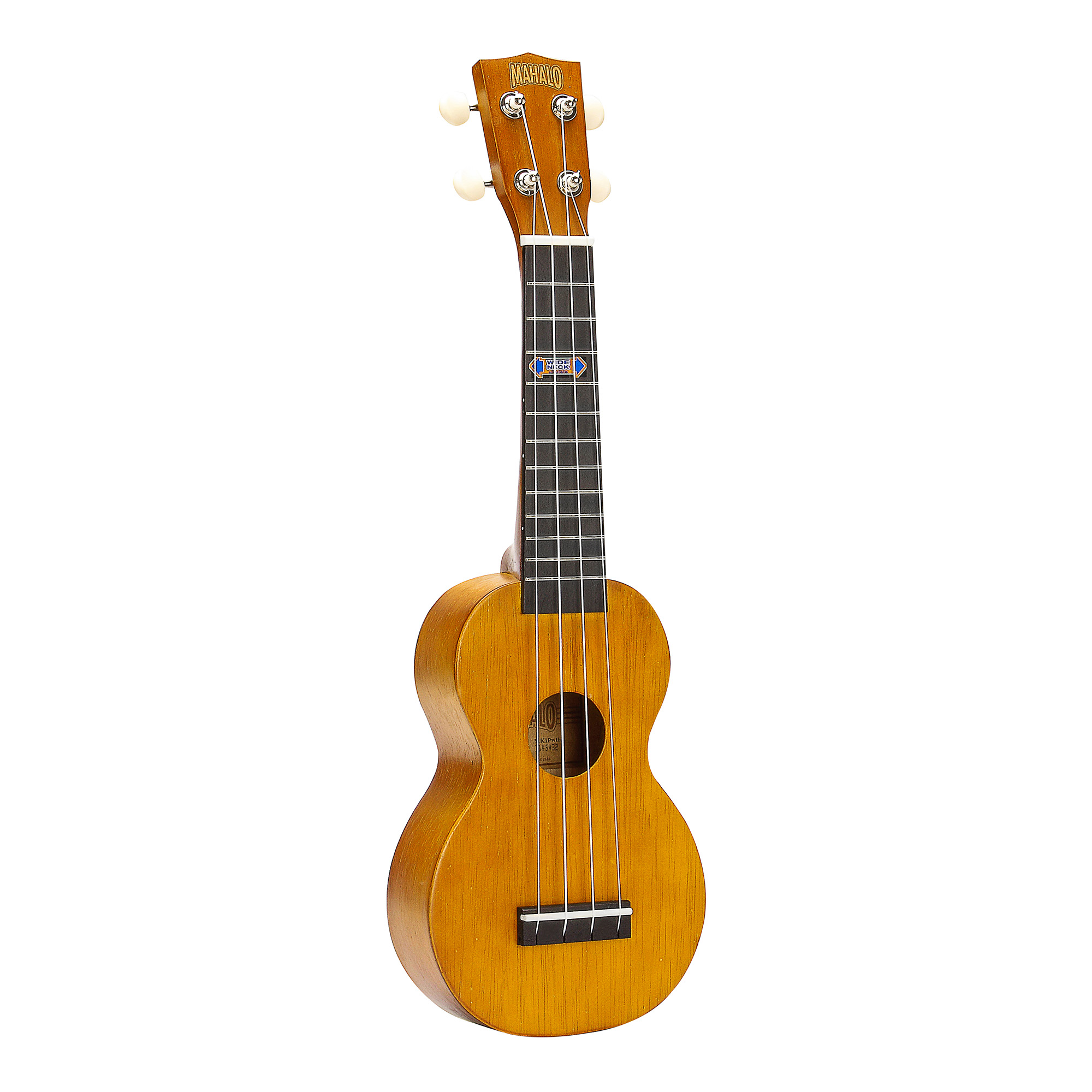 Mahalo Ukulele Soprano M1 Kahiko "K" Series Transparent Brown with Bag