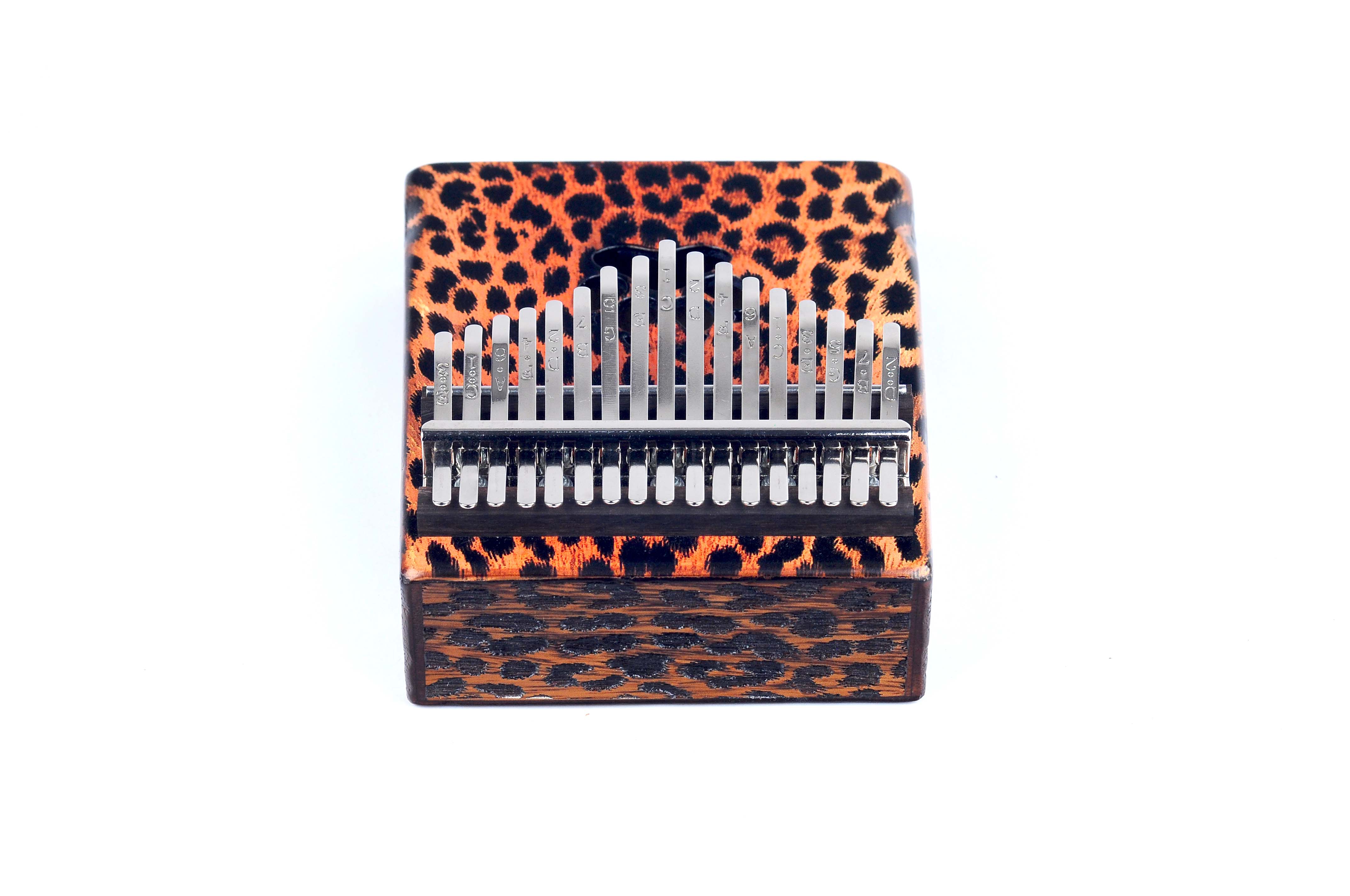 Mahalo Kalimba Cheetah Design Key of C with Bag
