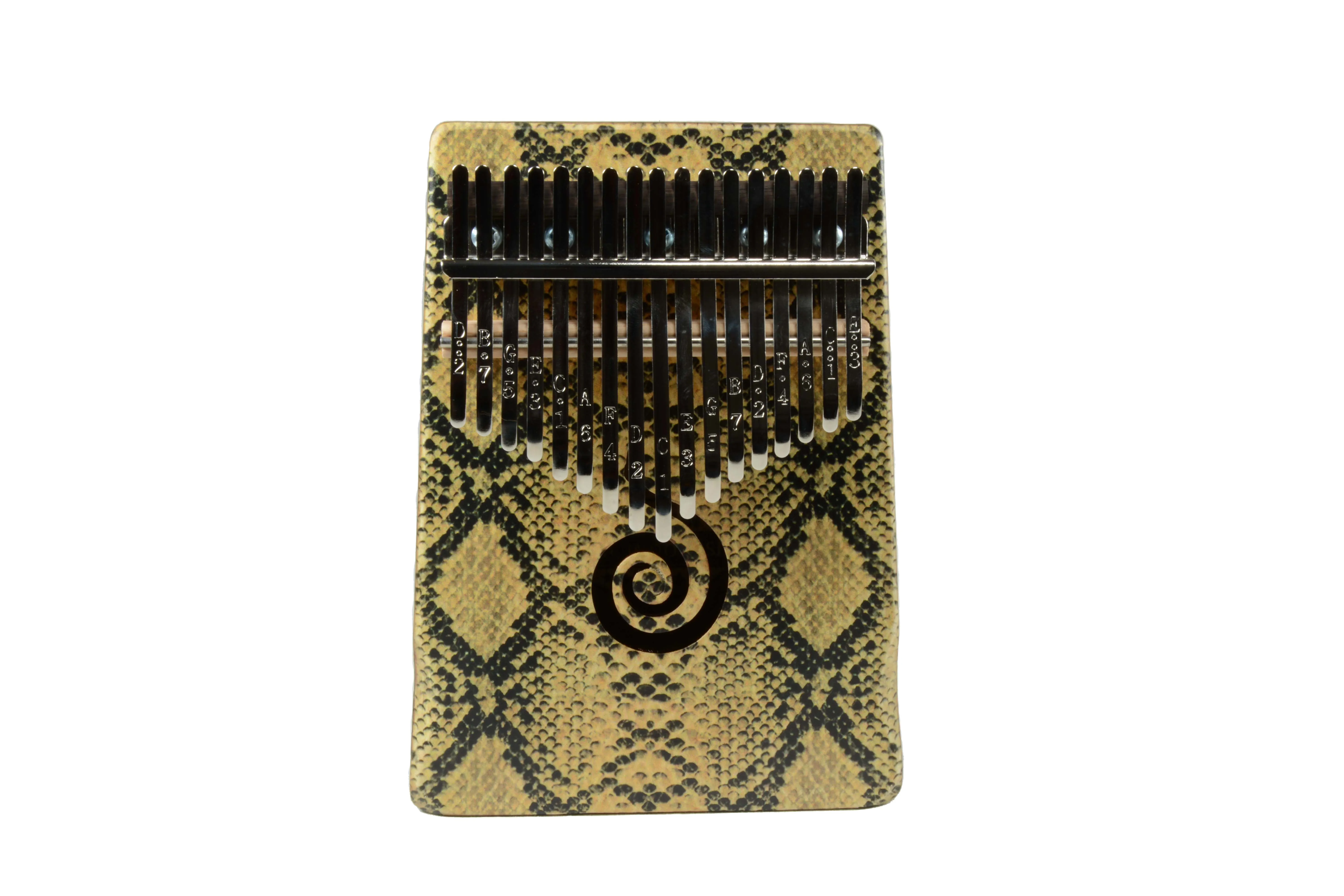 Mahalo Kalimba Python Design Key of C with Bag