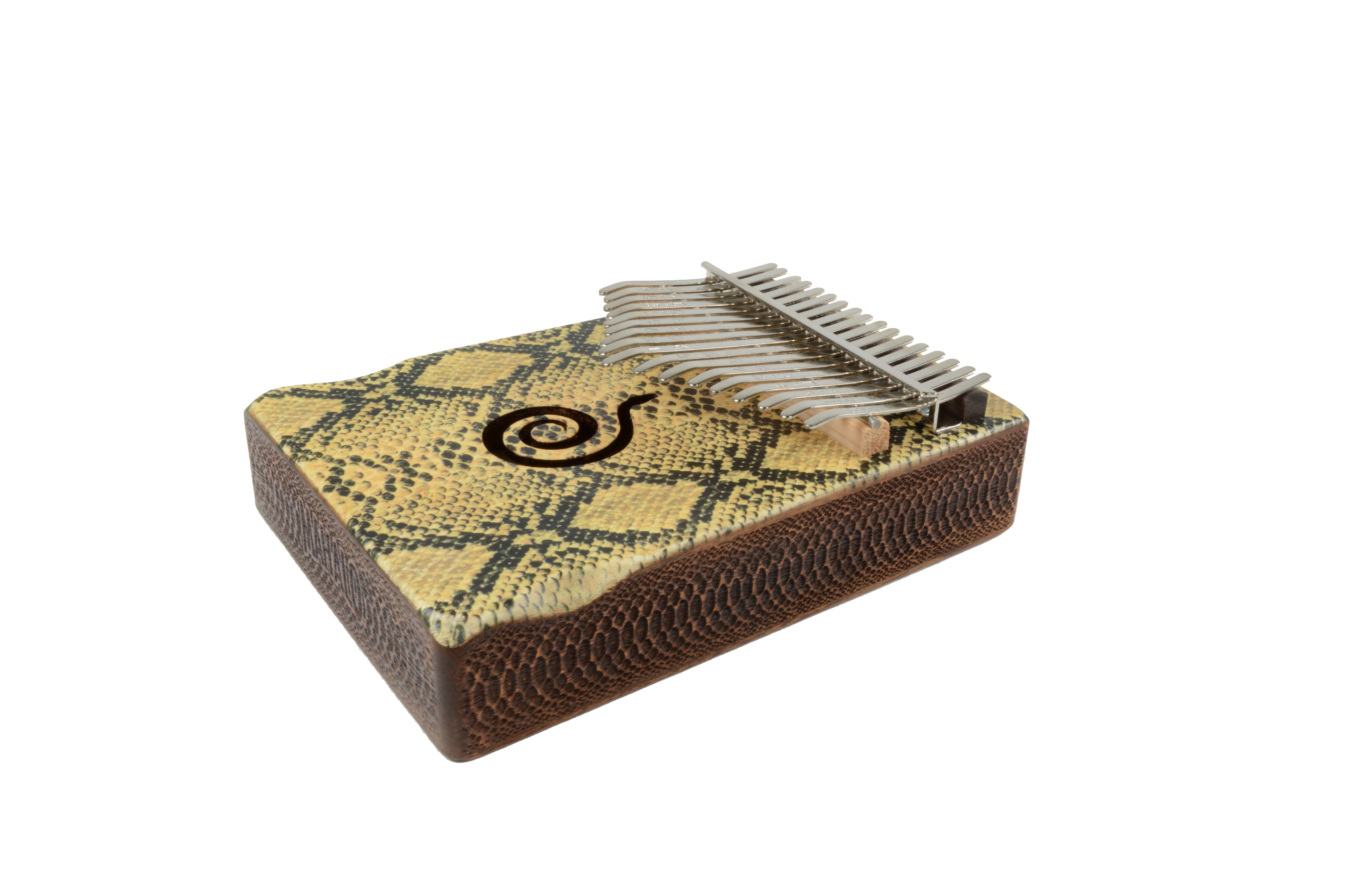 Mahalo Kalimba Python Design Key of C with Bag