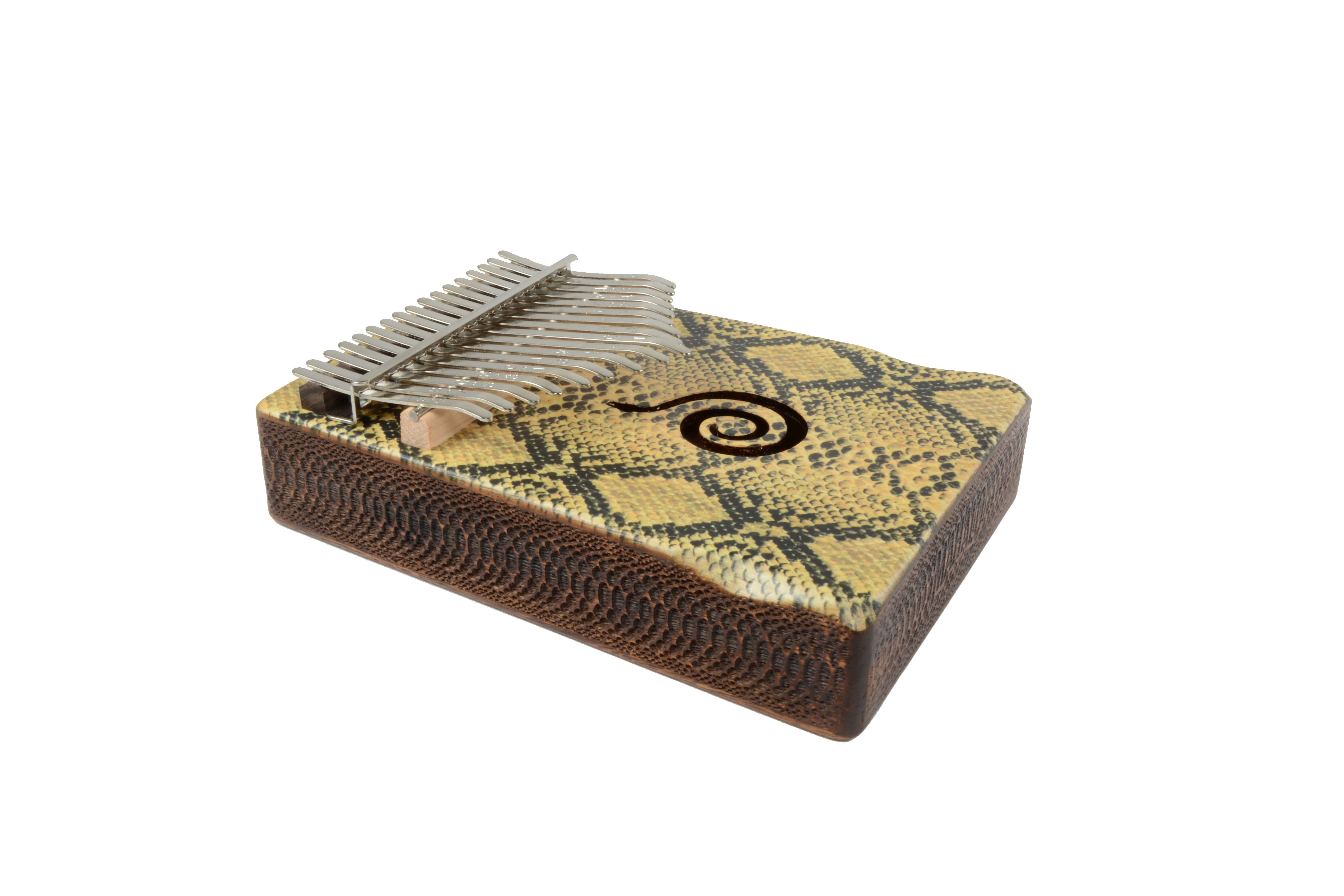 Mahalo Kalimba Python Design Key of C with Bag